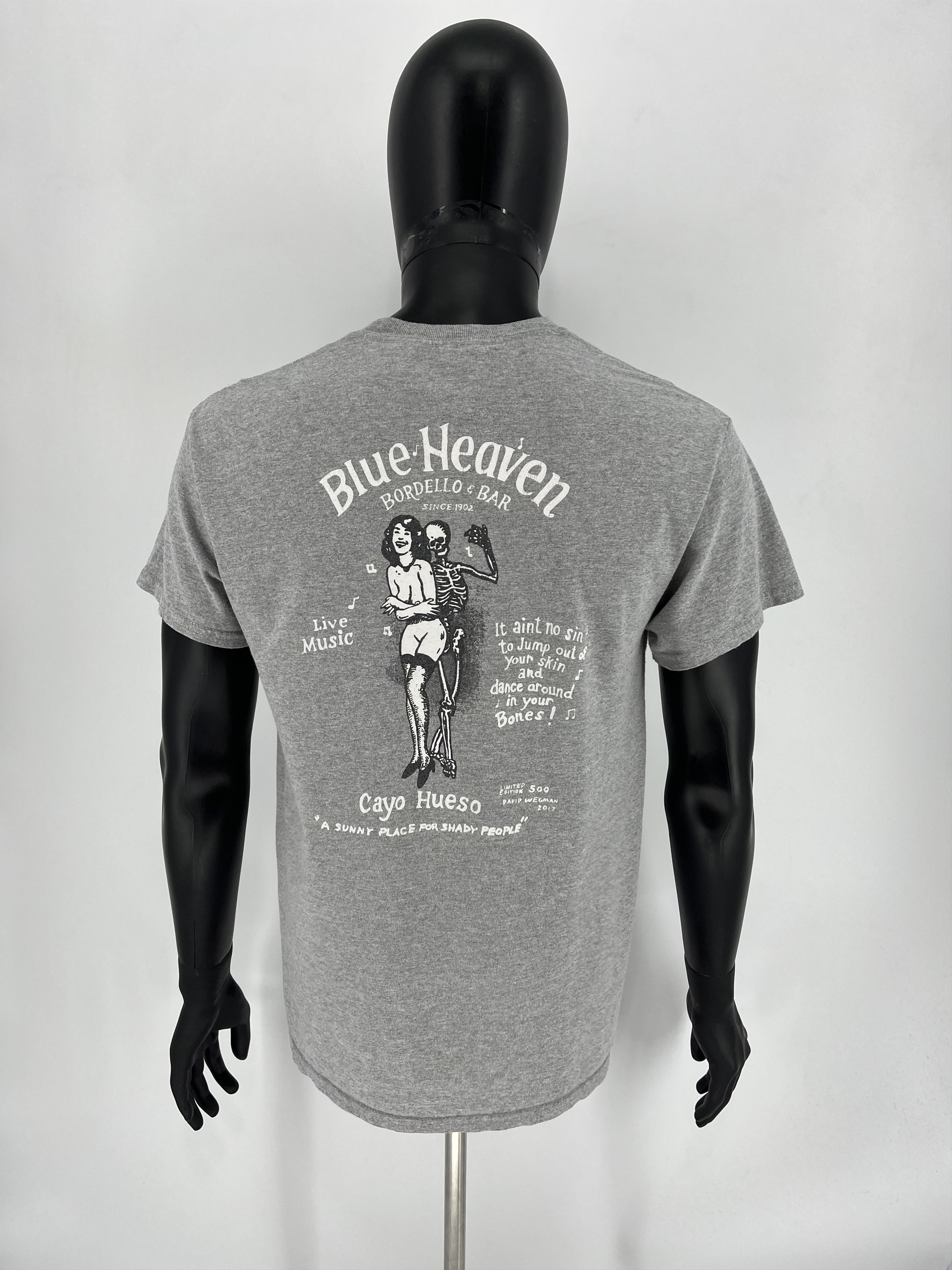 Other Vintage Y2K "Blue Heaven Bordello Bar" Skulls tee Size US M / EU 48-50 / 2 - 7 Thumbnail