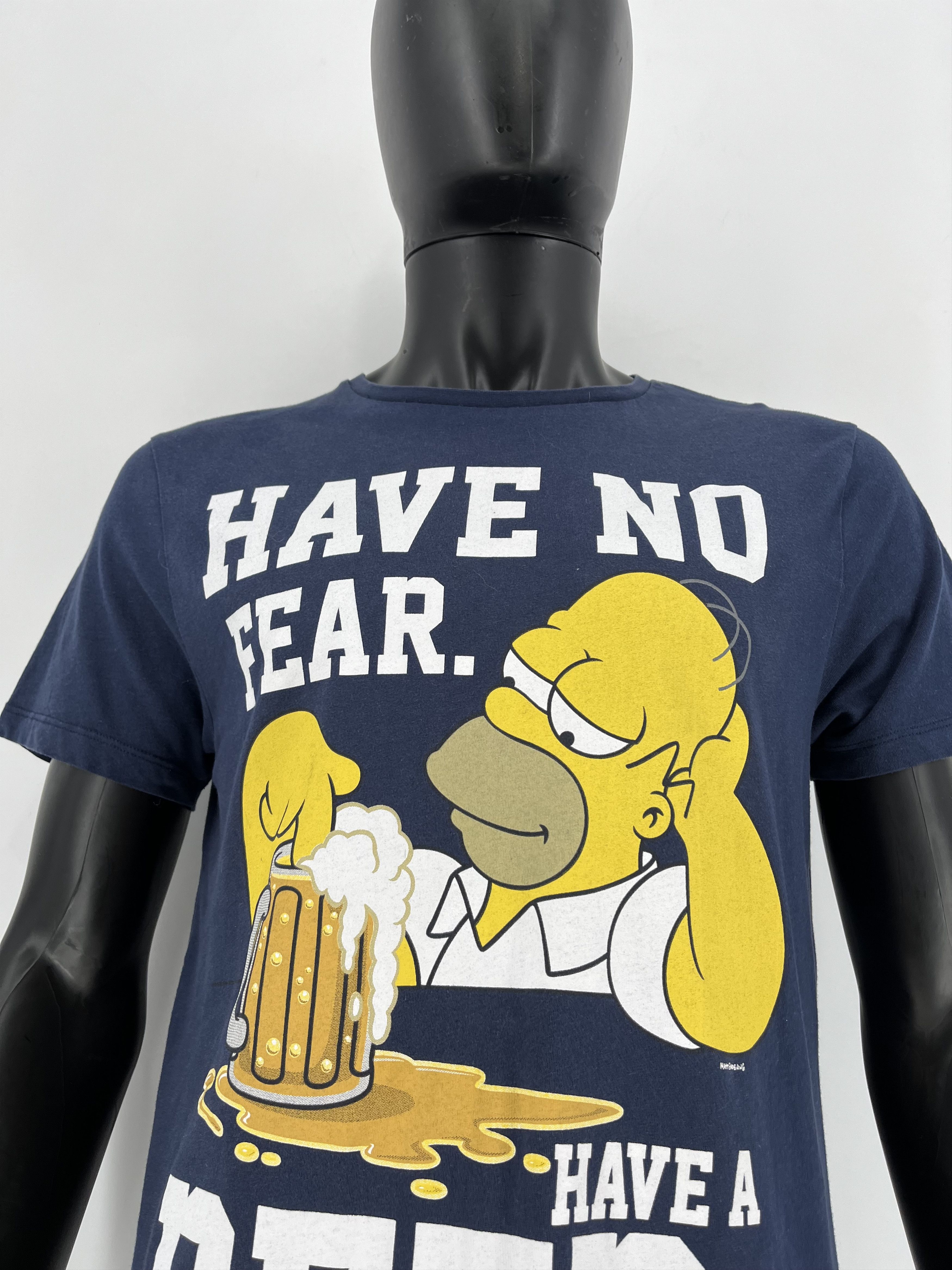 Band Tees × The Simpsons Vintage The Simpsons "Have no fear, have a beer" T-Shirt Size US M / EU 48-50 / 2 - 5 Thumbnail