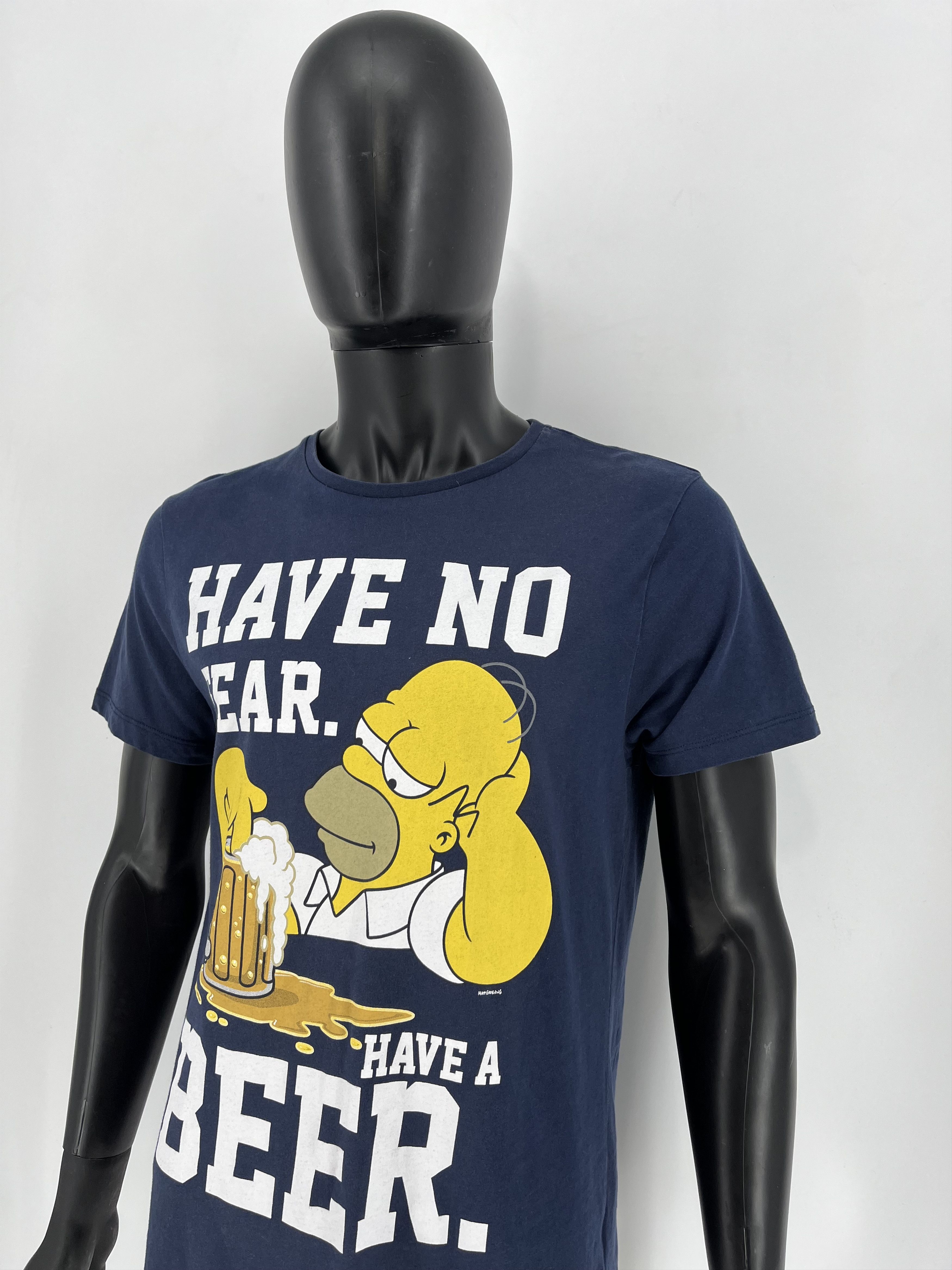 Band Tees × The Simpsons Vintage The Simpsons "Have no fear, have a beer" T-Shirt Size US M / EU 48-50 / 2 - 4 Thumbnail