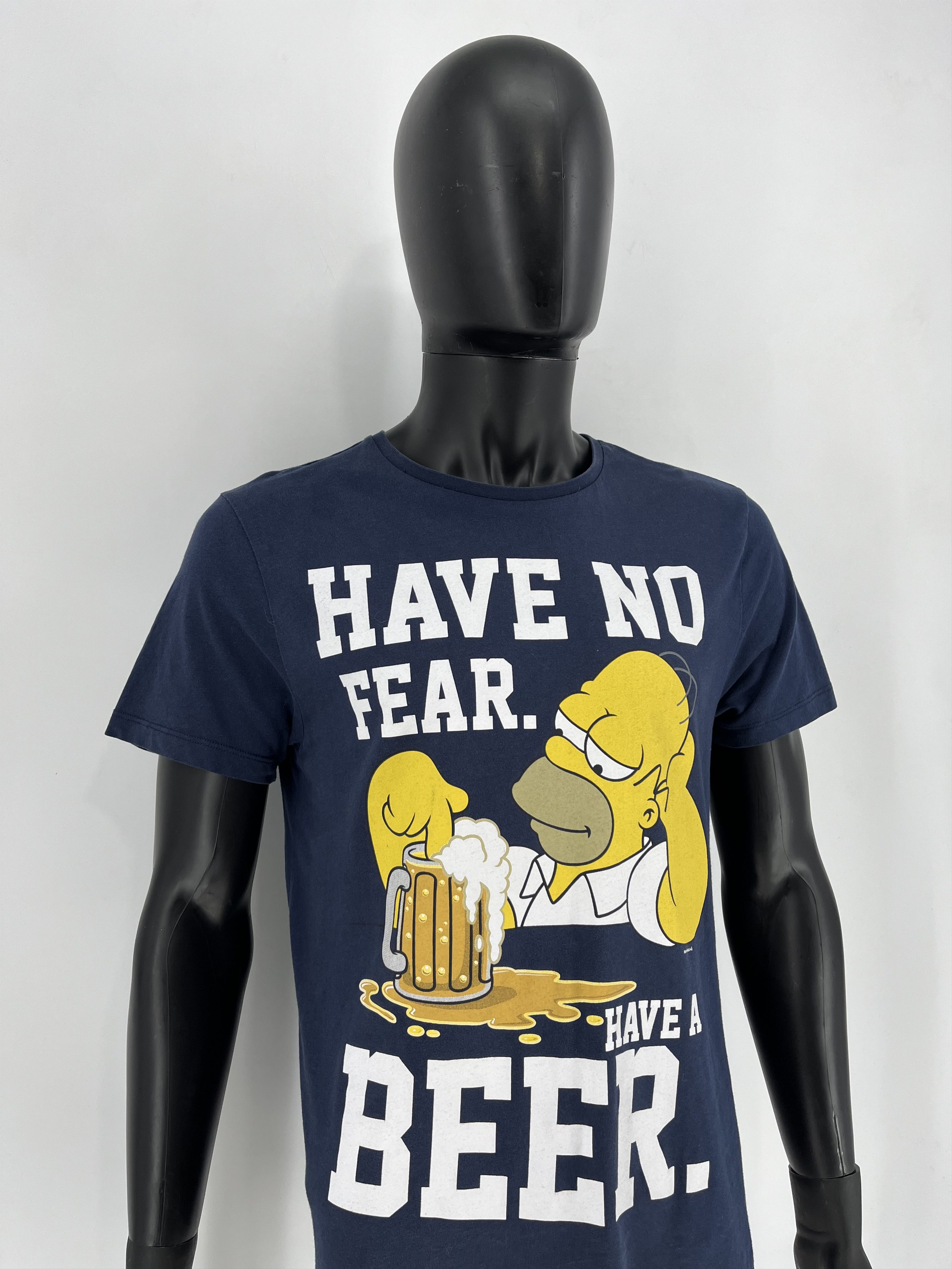 Band Tees × The Simpsons Vintage The Simpsons "Have no fear, have a beer" T-Shirt Size US M / EU 48-50 / 2 - 1 Thumbnail
