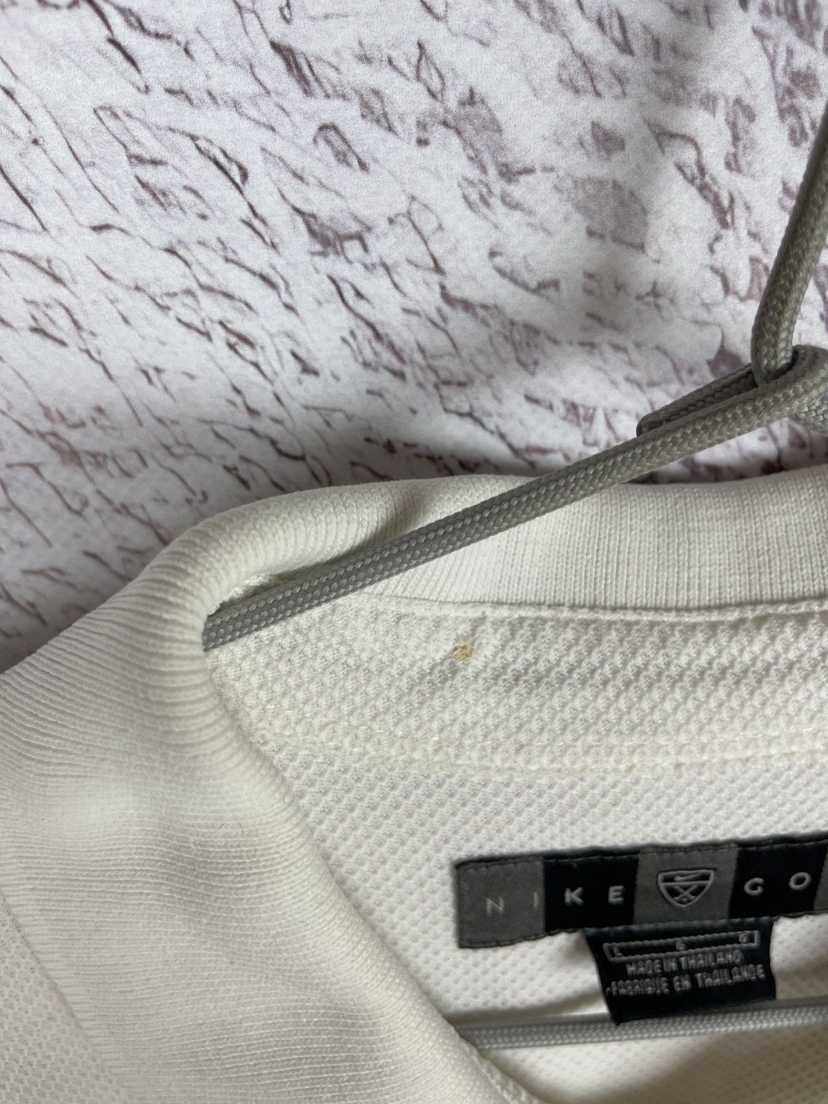 Nike Nike Golf vintage y2k 90s white polo tee shirt size L Size US L / EU 52-54 / 3 - 9 Thumbnail
