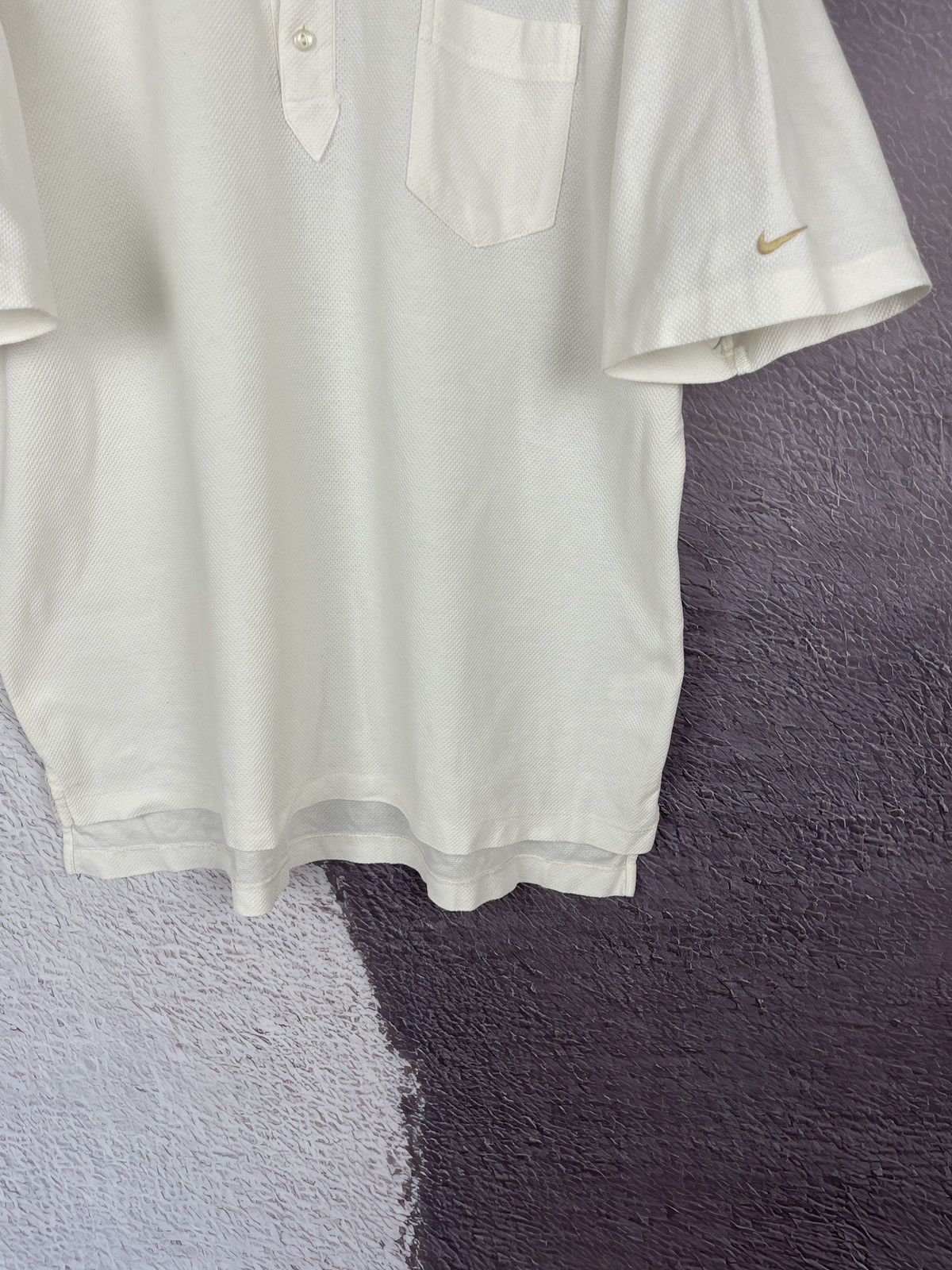 Nike Nike Golf vintage y2k 90s white polo tee shirt size L Size US L / EU 52-54 / 3 - 5 Thumbnail