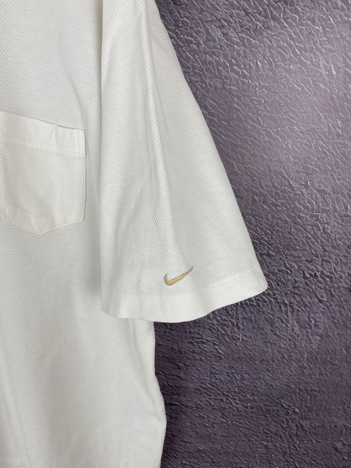 Nike Nike Golf vintage y2k 90s white polo tee shirt size L Size US L / EU 52-54 / 3 - 6 Thumbnail