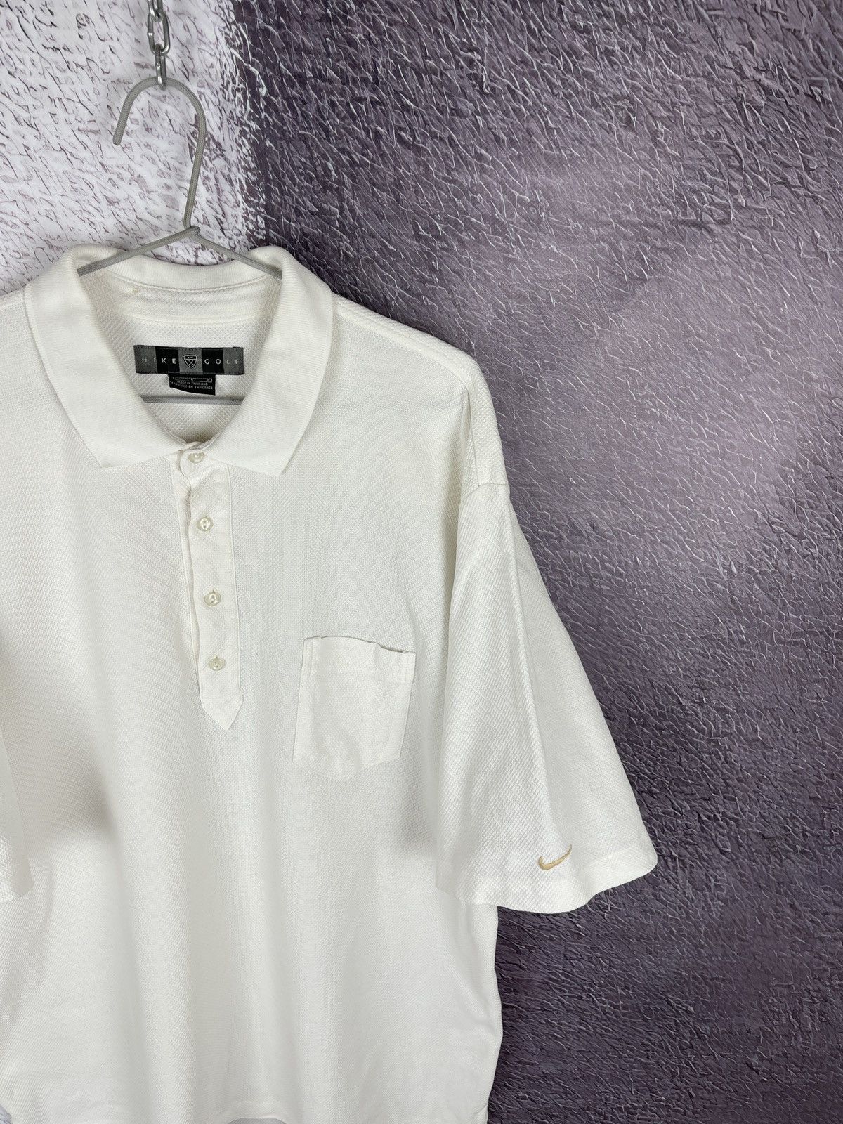 Nike Nike Golf vintage y2k 90s white polo tee shirt size L Size US L / EU 52-54 / 3 - 3 Thumbnail