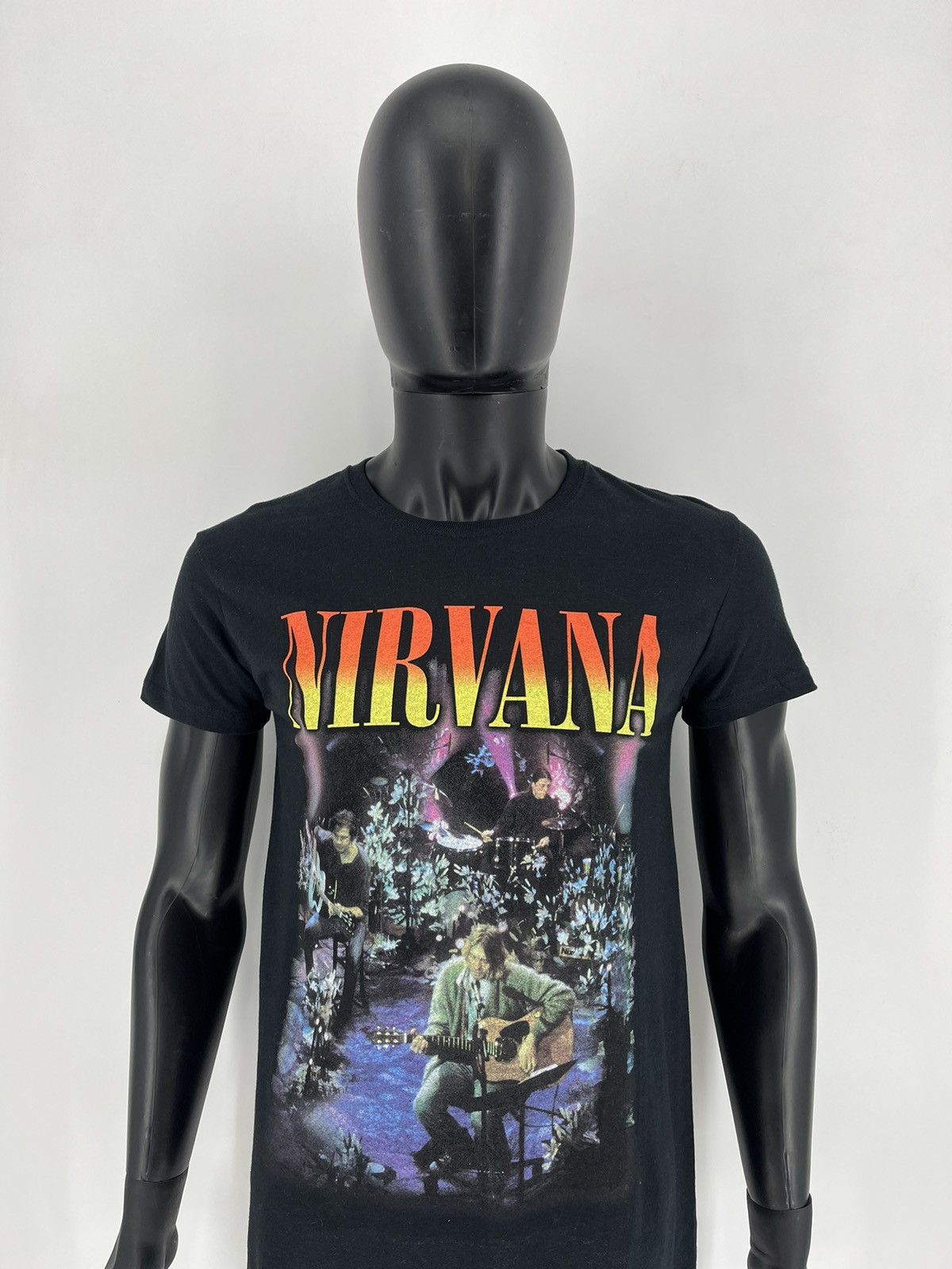 Band Tees Vintage Y2K Nirvana Kurt Cobain Tee Print Band Tour Rock Size US M / EU 48-50 / 2 - 1 Thumbnail