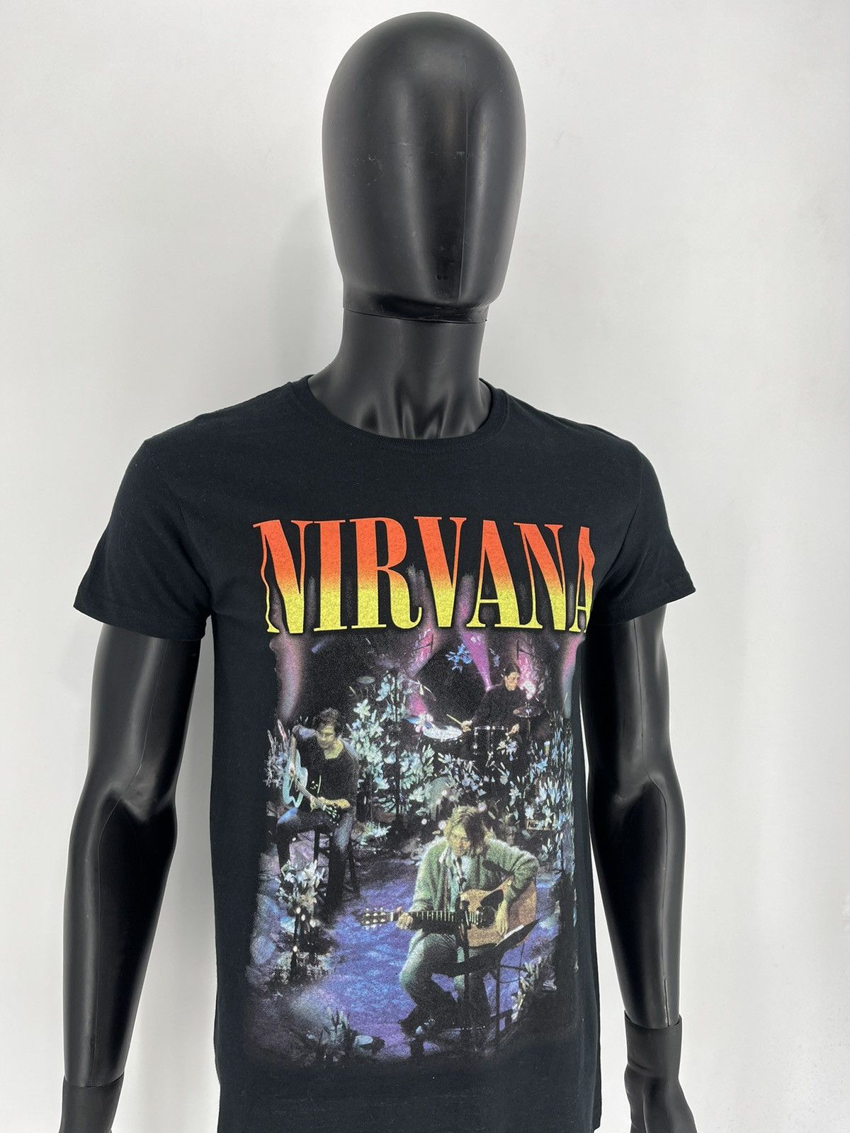 Nirvana Vintage Y2K Nirvana Kurt Cobain Tee Print Band Tour Rock Size US M / EU 48-50 / 2 - 3 Thumbnail