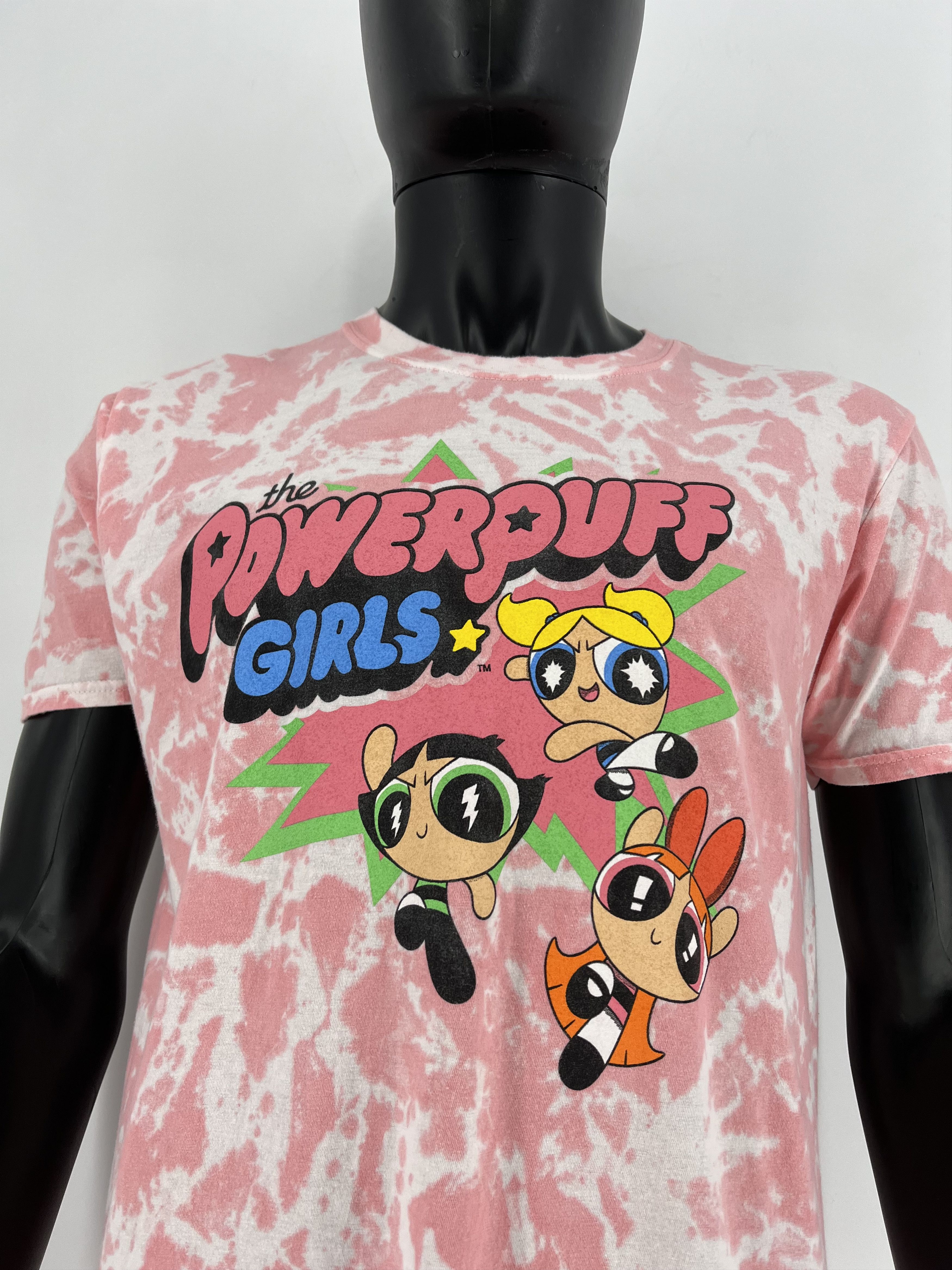Anime × Cartoon Network × Japanese Brand Rare Vintage PowerPuff Girl T-Shirt Y2K Size US M / EU 48-50 / 2 - 5 Thumbnail