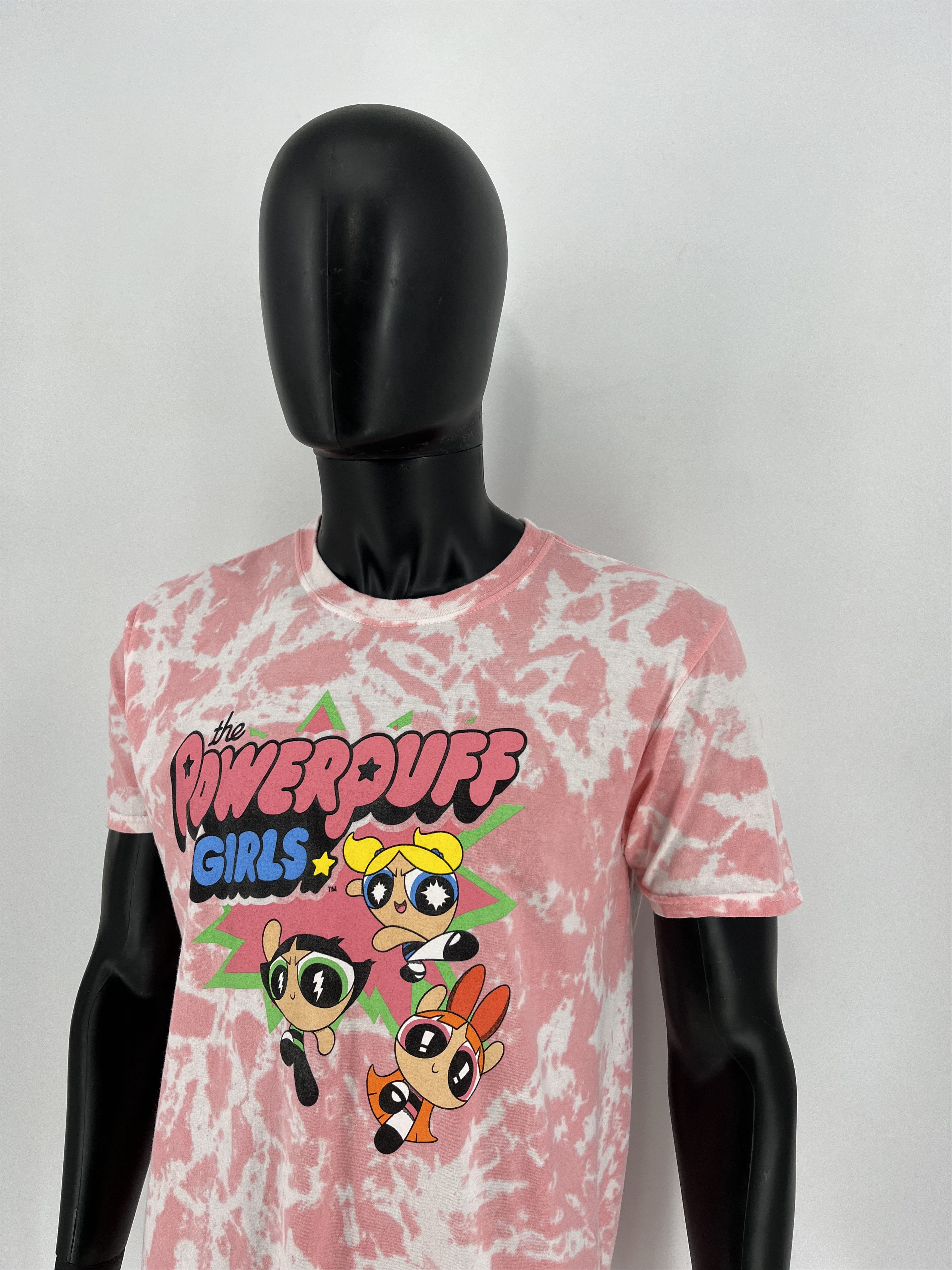 Anime × Cartoon Network × Japanese Brand Rare Vintage PowerPuff Girl T-Shirt Y2K Size US M / EU 48-50 / 2 - 1 Thumbnail