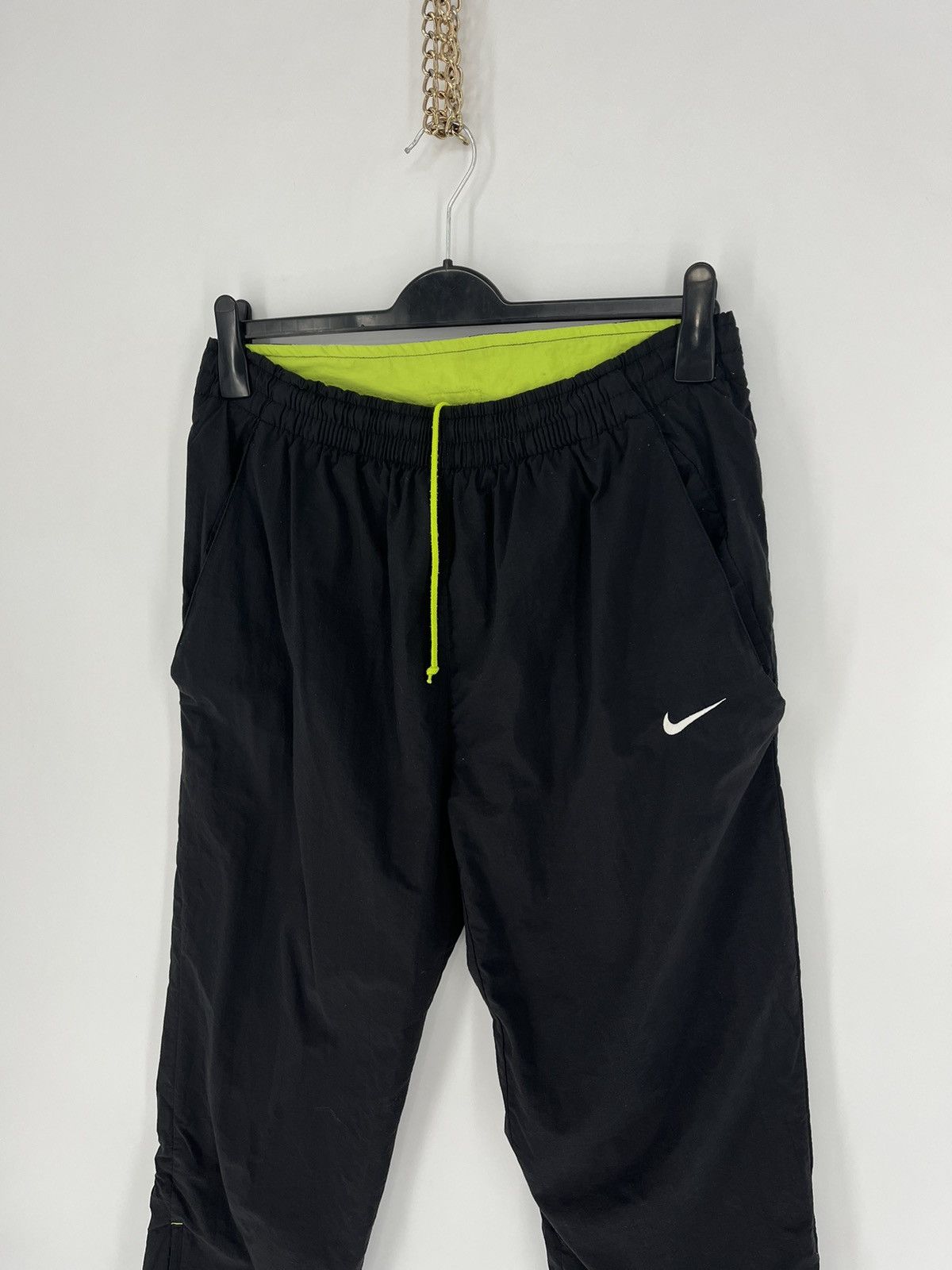 Nike × Vintage 90s Vintage Nike Swoosh Joggers Track Pants Travis Style Size US 34 / EU 50 - 4 Thumbnail
