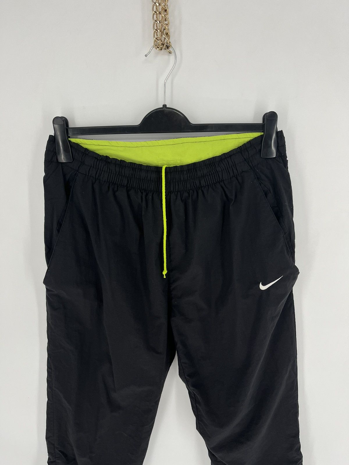 Nike × Vintage 90s Vintage Nike Swoosh Joggers Track Pants Travis Style Size US 34 / EU 50 - 5 Thumbnail