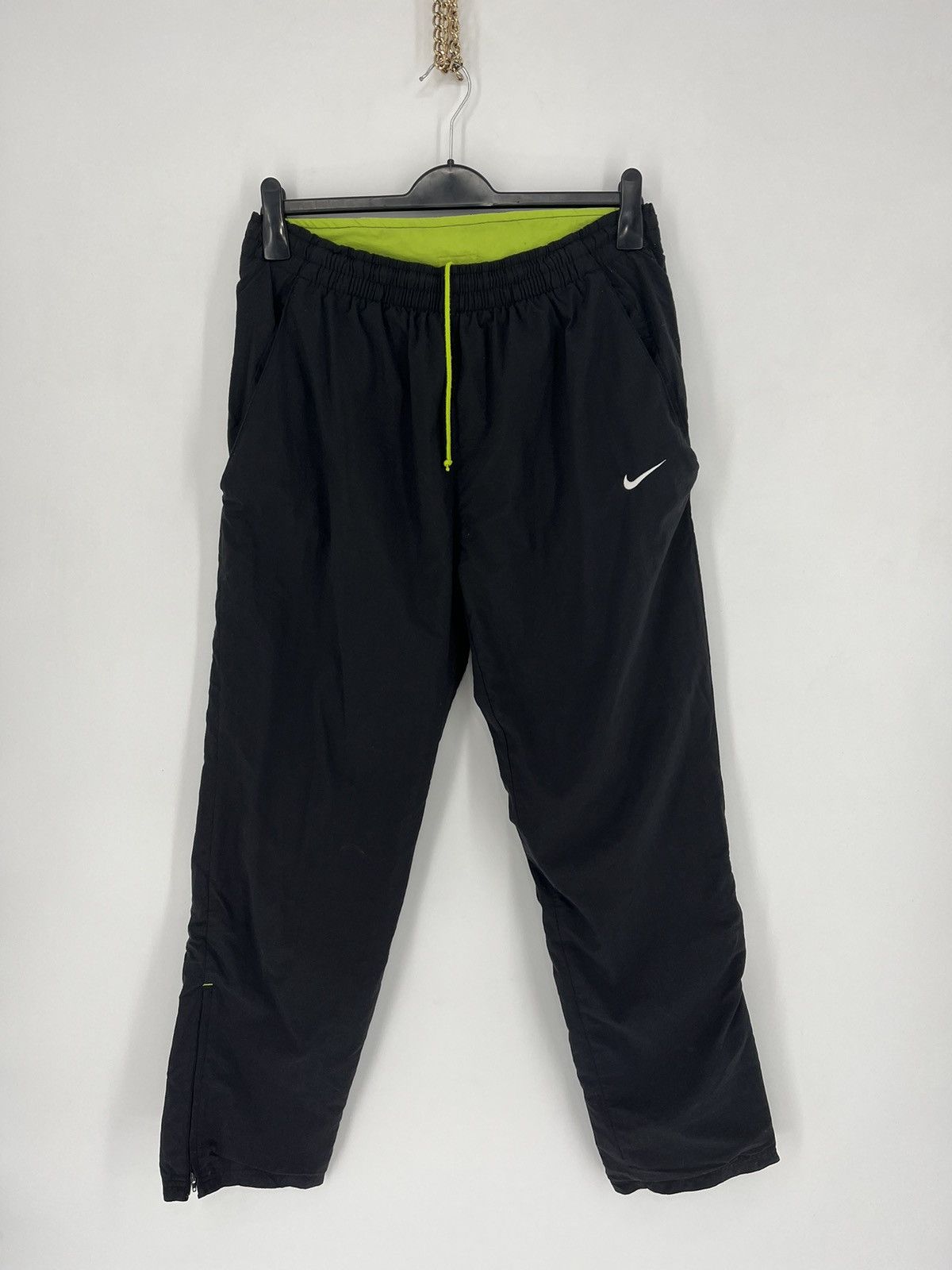 Nike × Vintage 90s Vintage Nike Swoosh Joggers Track Pants Travis Style Size US 34 / EU 50 - 1 Thumbnail