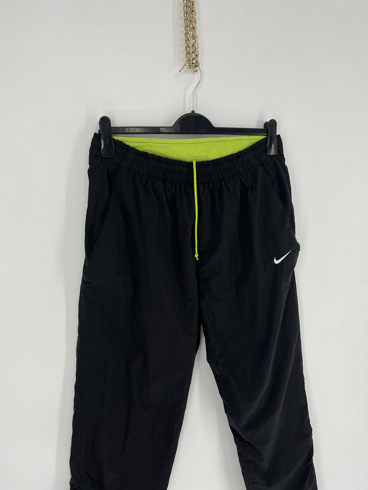 Nike × Vintage 90s Vintage Nike Swoosh Joggers Track Pants Travis Style Size US 34 / EU 50 - 3 Thumbnail