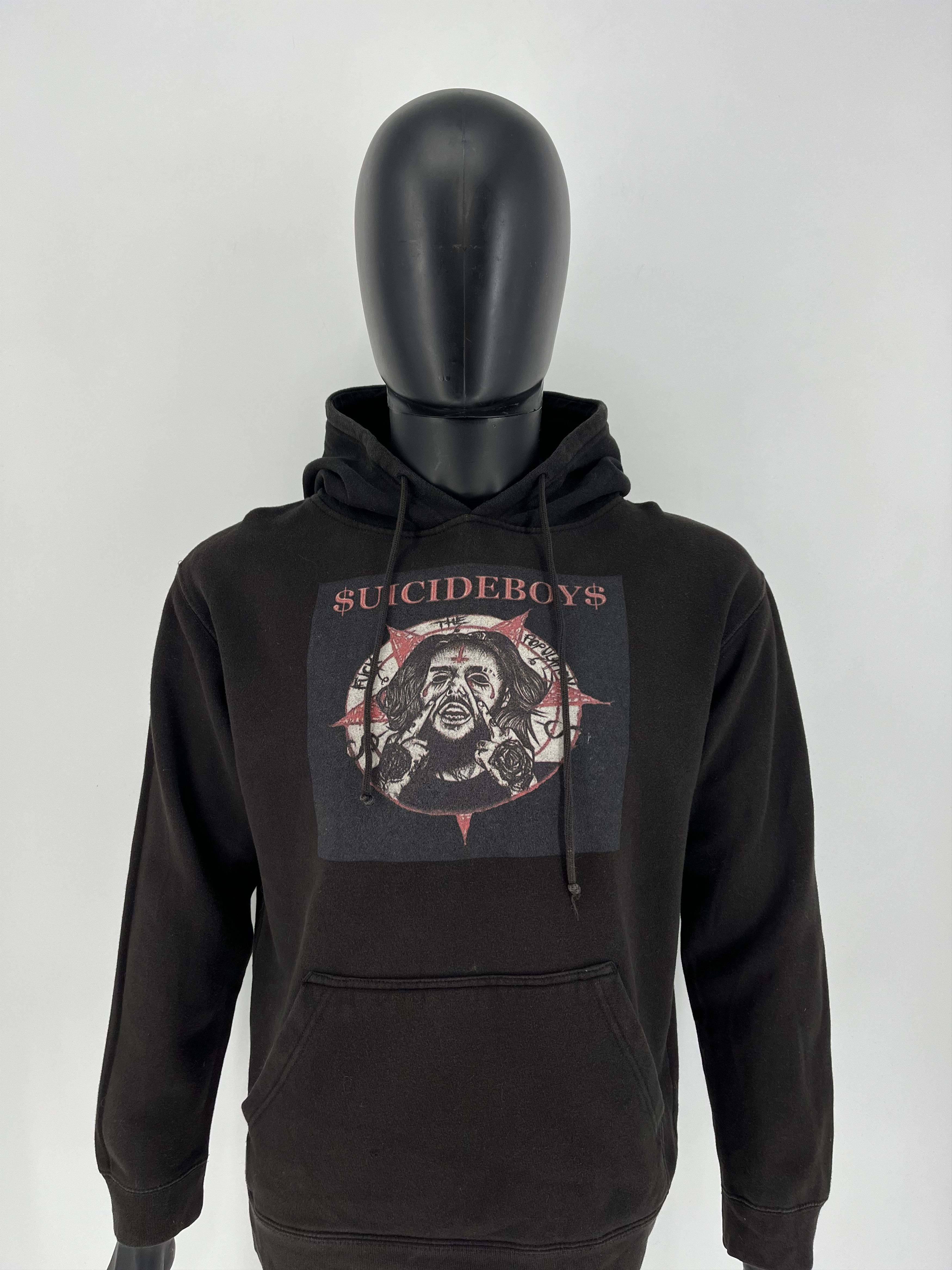 Band Tees × Rap Tees × Vintage Vintage Y2K Suicideboys Hoodie Wu Tang Rap Wayne Band Tour Size US M / EU 48-50 / 2 - 5 Thumbnail