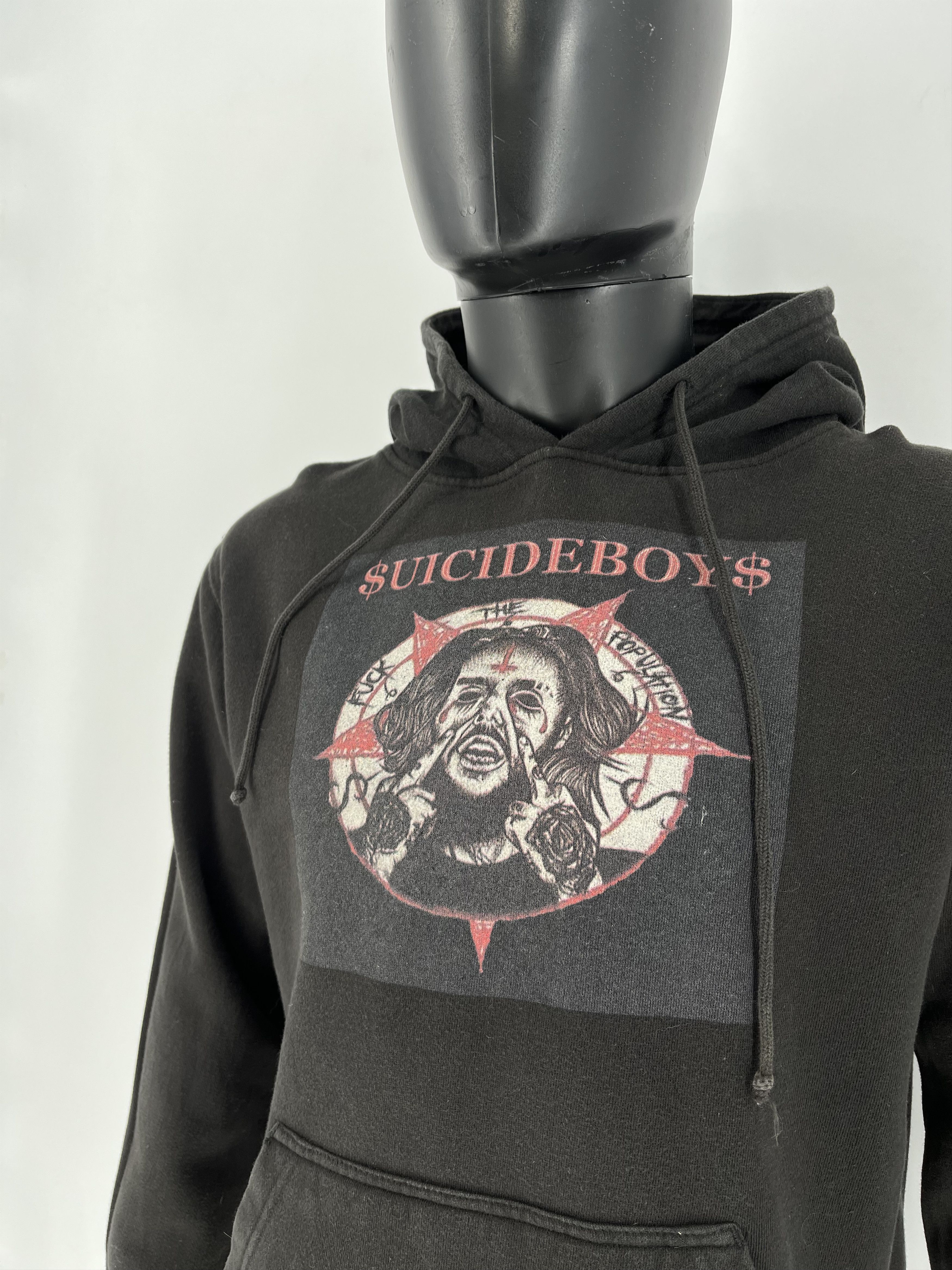 Band Tees × Rap Tees × Vintage Vintage Y2K Suicideboys Hoodie Wu Tang Rap Wayne Band Tour Size US M / EU 48-50 / 2 - 6 Thumbnail