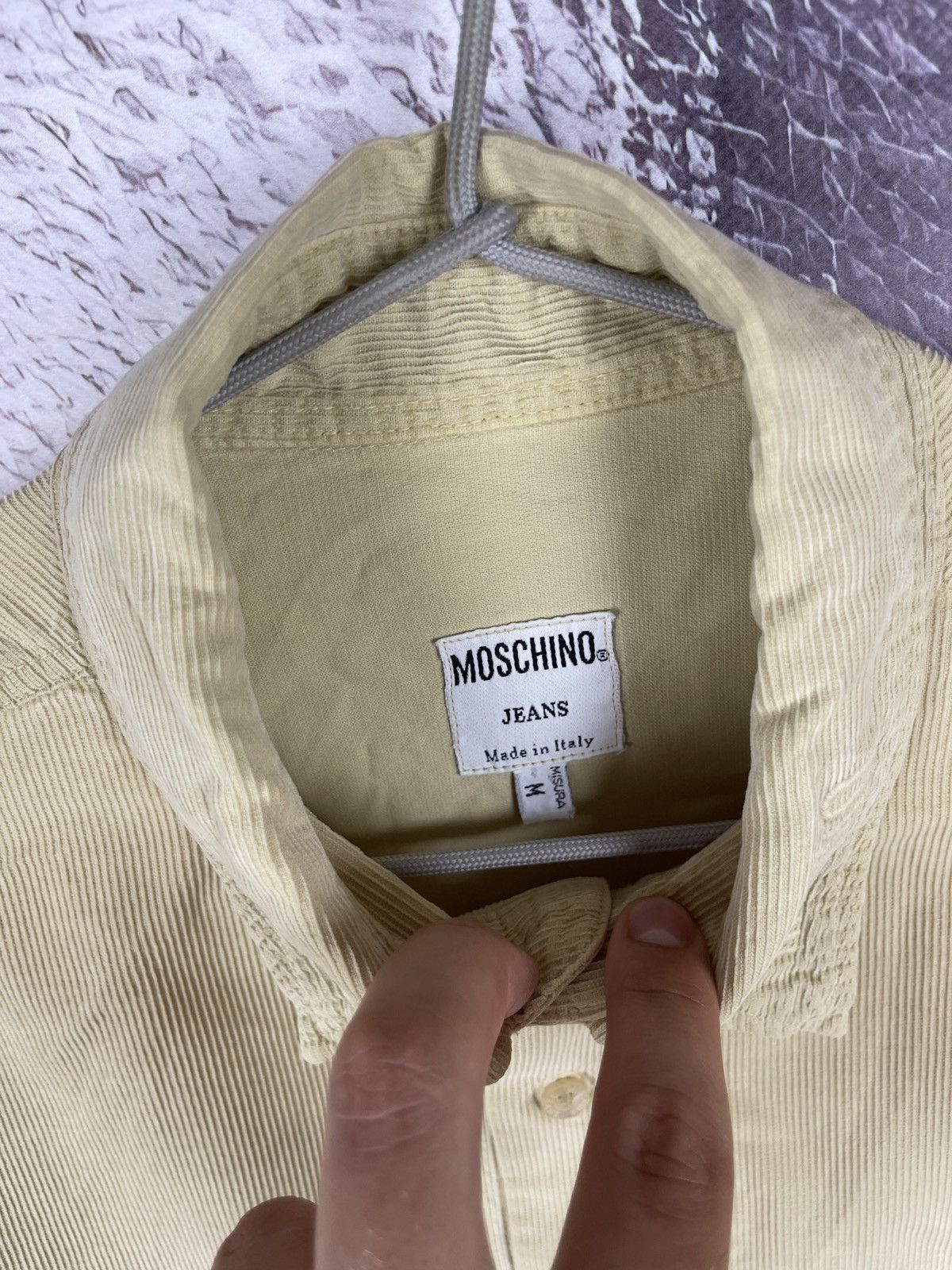 Moschino Moschino Jeans vintage corduroy embroidered logo shirt Size US M / EU 48-50 / 2 - 12 Thumbnail