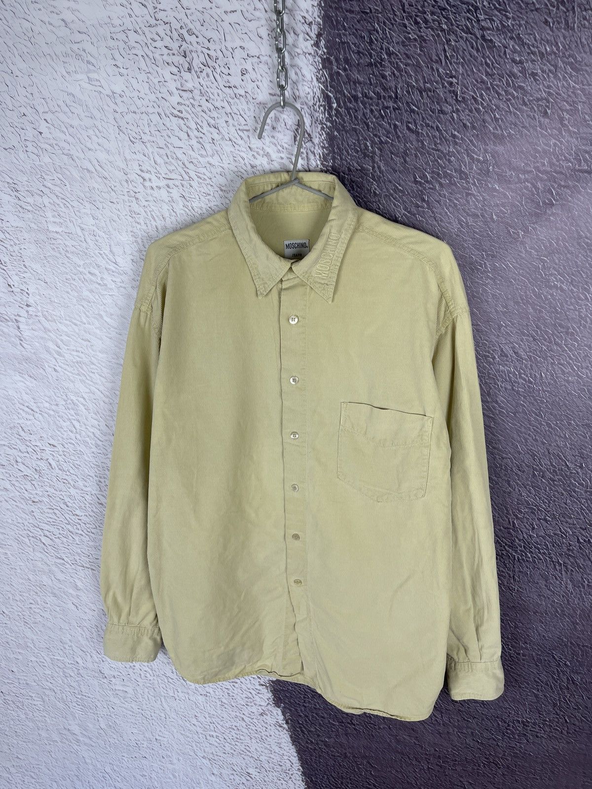 Moschino Moschino Jeans vintage corduroy embroidered logo shirt Size US M / EU 48-50 / 2 - 7 Thumbnail