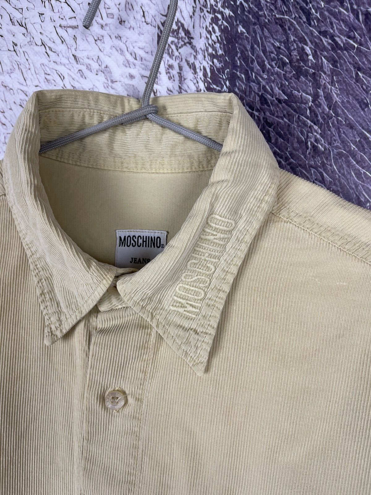 Moschino Moschino Jeans vintage corduroy embroidered logo shirt Size US M / EU 48-50 / 2 - 11 Thumbnail