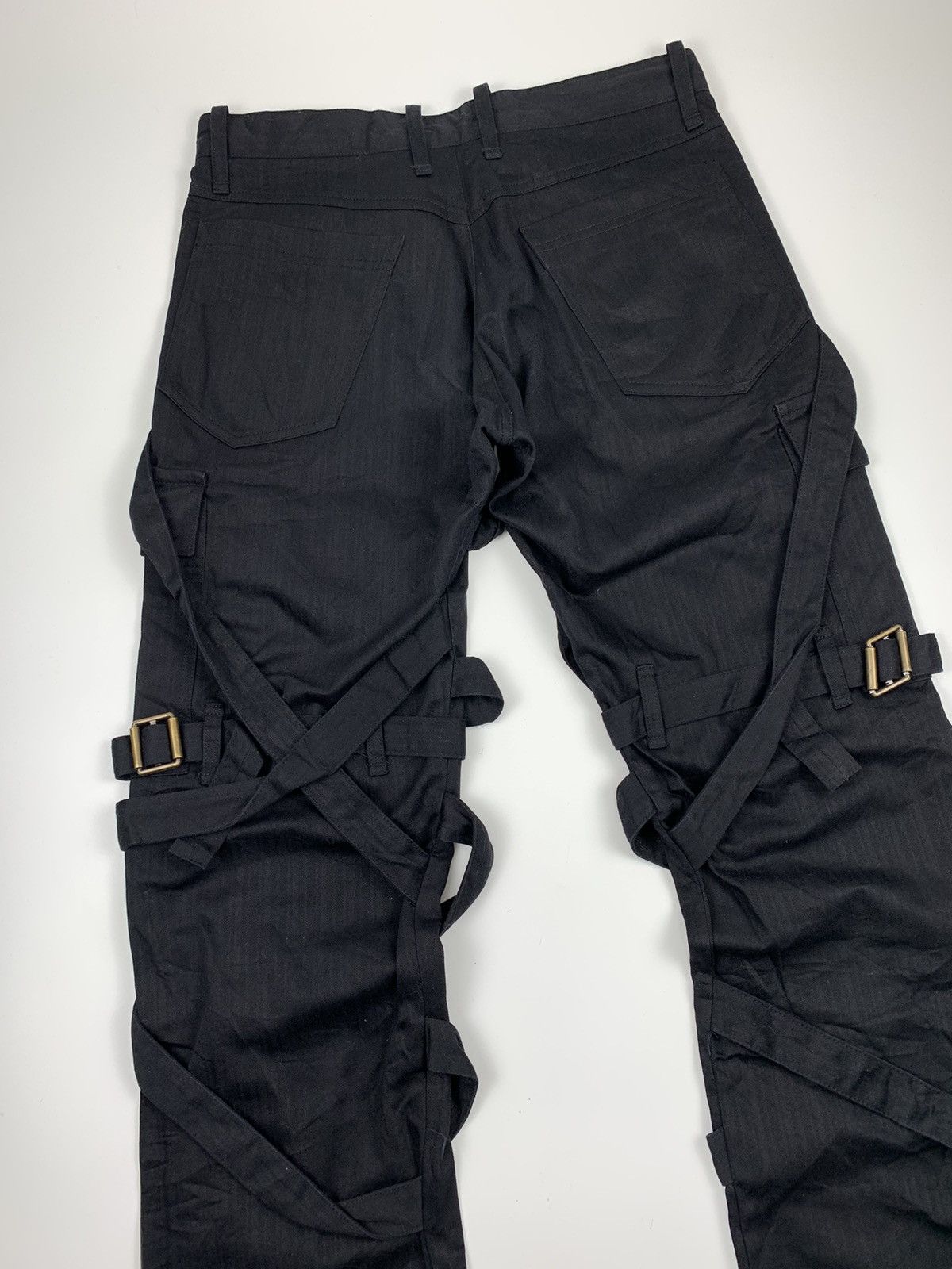 If Six Was Nine × Le Grande Bleu (L.G.B.) 🔥Rare Bondage🔥Gigant Parachute Cargo Pant Size US 30 / EU 46 - 3 Thumbnail