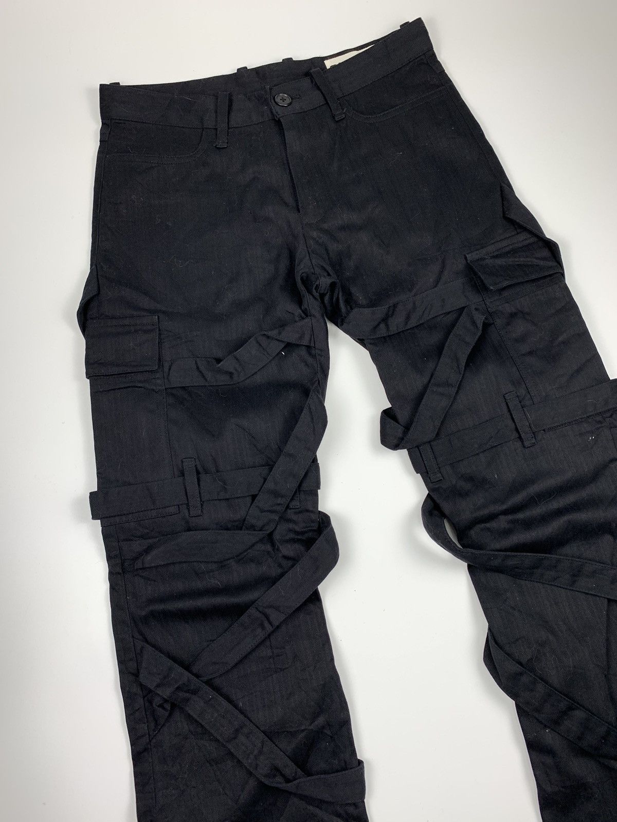 If Six Was Nine × Le Grande Bleu (L.G.B.) 🔥Rare Bondage🔥Gigant Parachute Cargo Pant Size US 30 / EU 46 - 4 Thumbnail