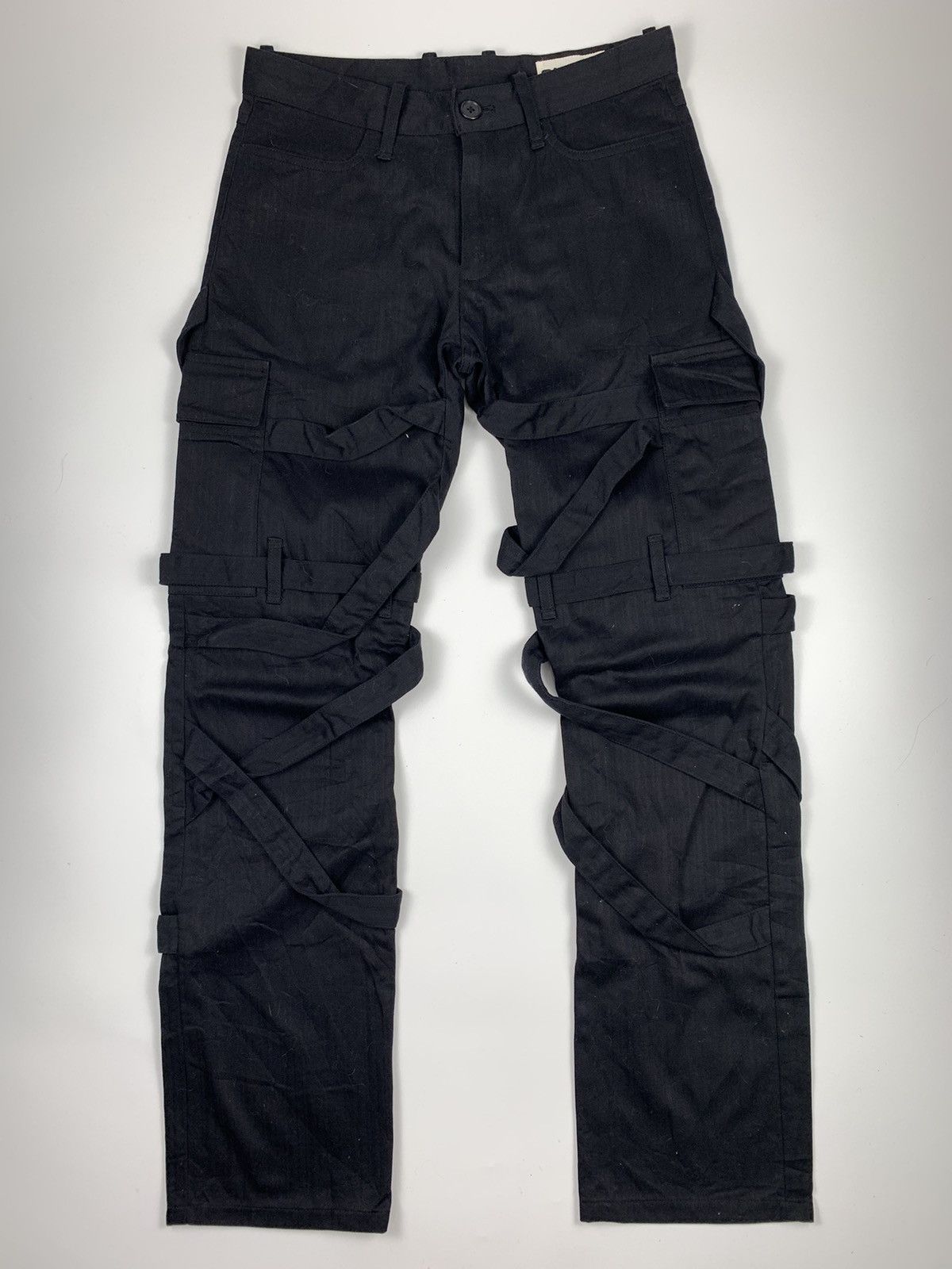 If Six Was Nine × Le Grande Bleu (L.G.B.) 🔥Rare Bondage🔥Gigant Parachute Cargo Pant Size US 30 / EU 46 - 2 Thumbnail