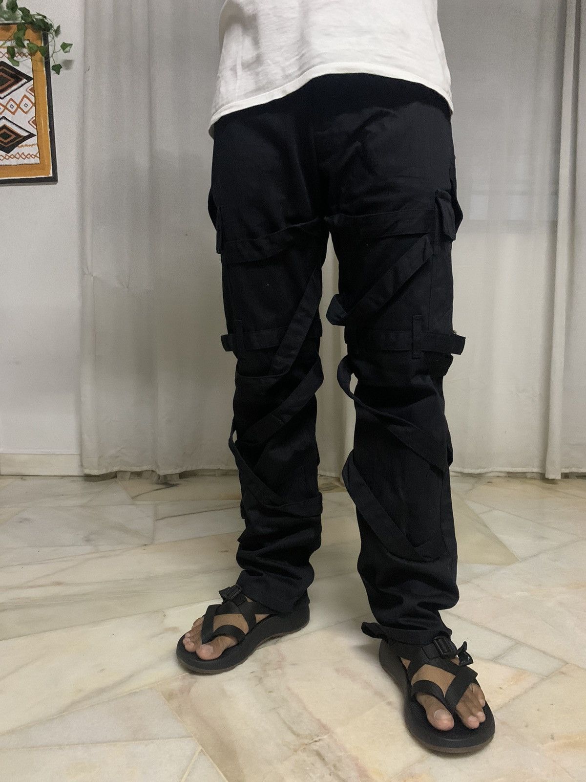 If Six Was Nine × Le Grande Bleu (L.G.B.) 🔥Rare Bondage🔥Gigant Parachute Cargo Pant Size US 30 / EU 46 - 13 Thumbnail