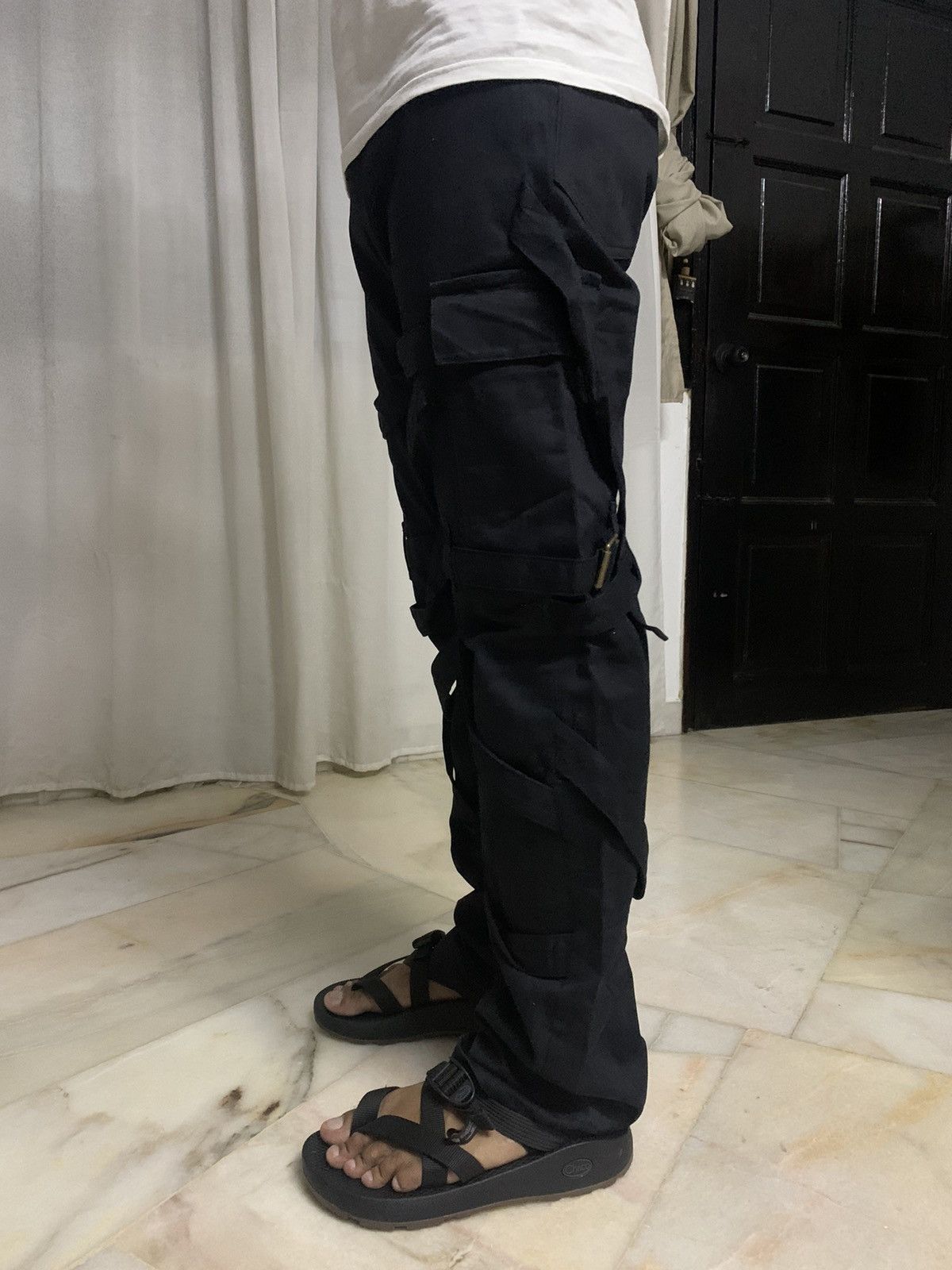 If Six Was Nine × Le Grande Bleu (L.G.B.) 🔥Rare Bondage🔥Gigant Parachute Cargo Pant Size US 30 / EU 46 - 15 Thumbnail