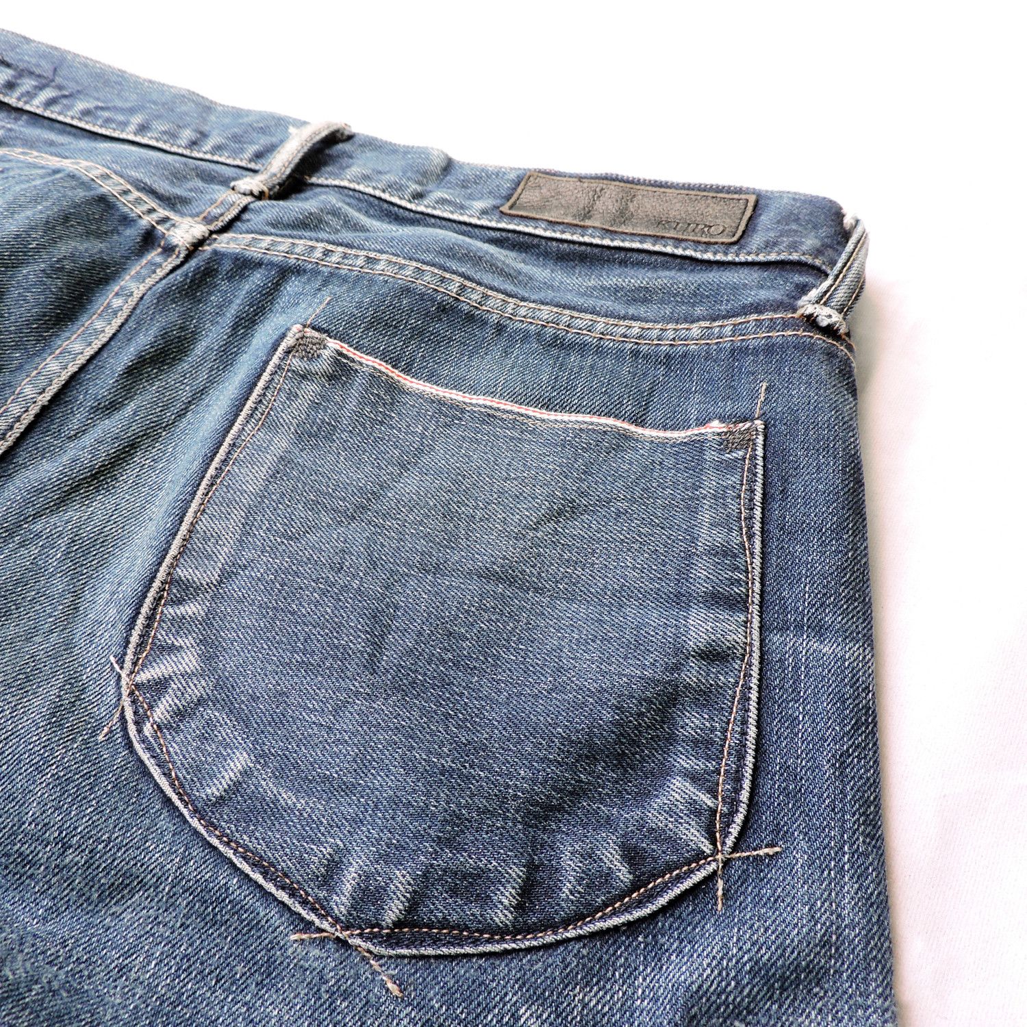 KURO KURO GRAPHITE SELVEDGE DENIM LONG PANTS Size US 34 / EU 50 - 14 Thumbnail