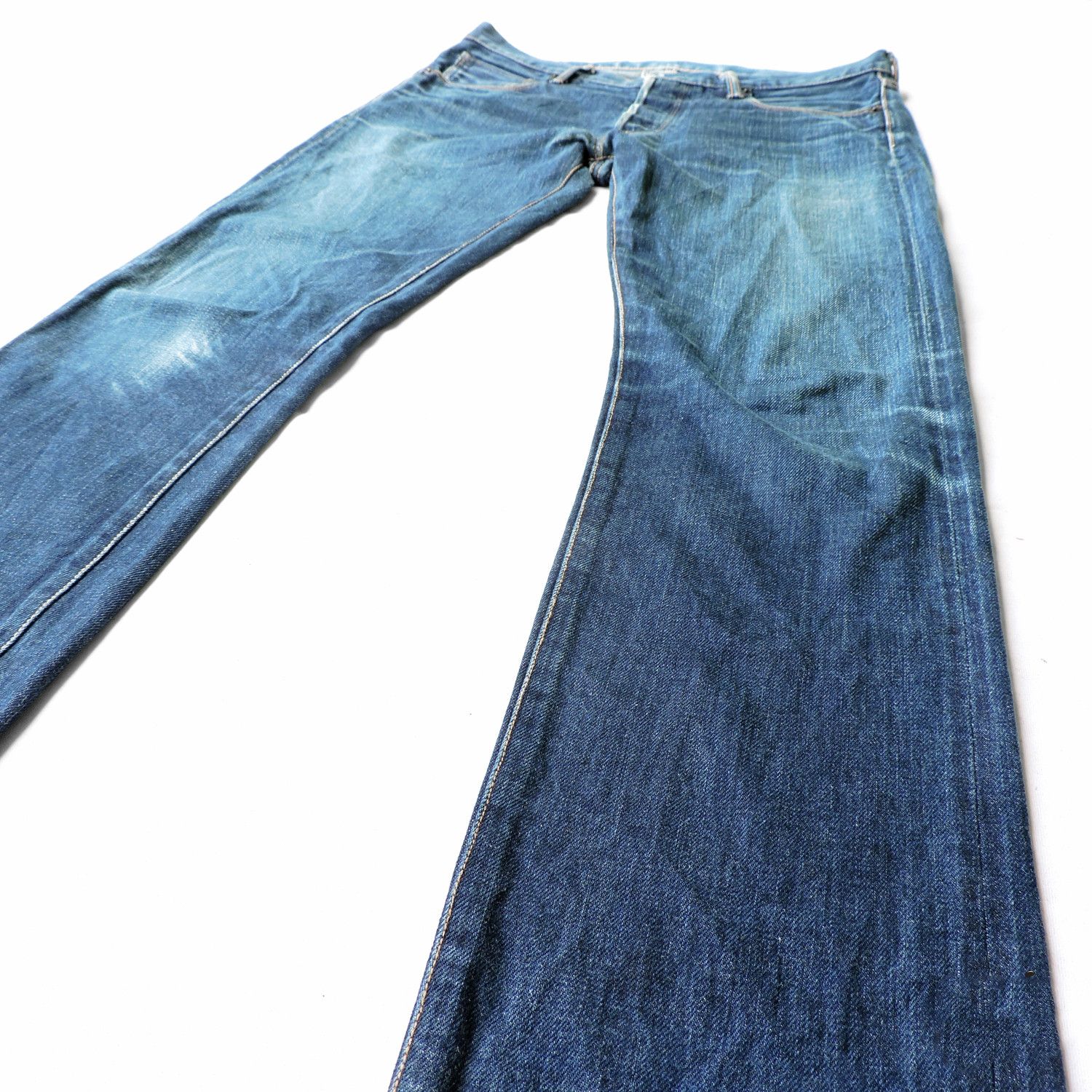 KURO KURO GRAPHITE SELVEDGE DENIM LONG PANTS Size US 34 / EU 50 - 13 Thumbnail