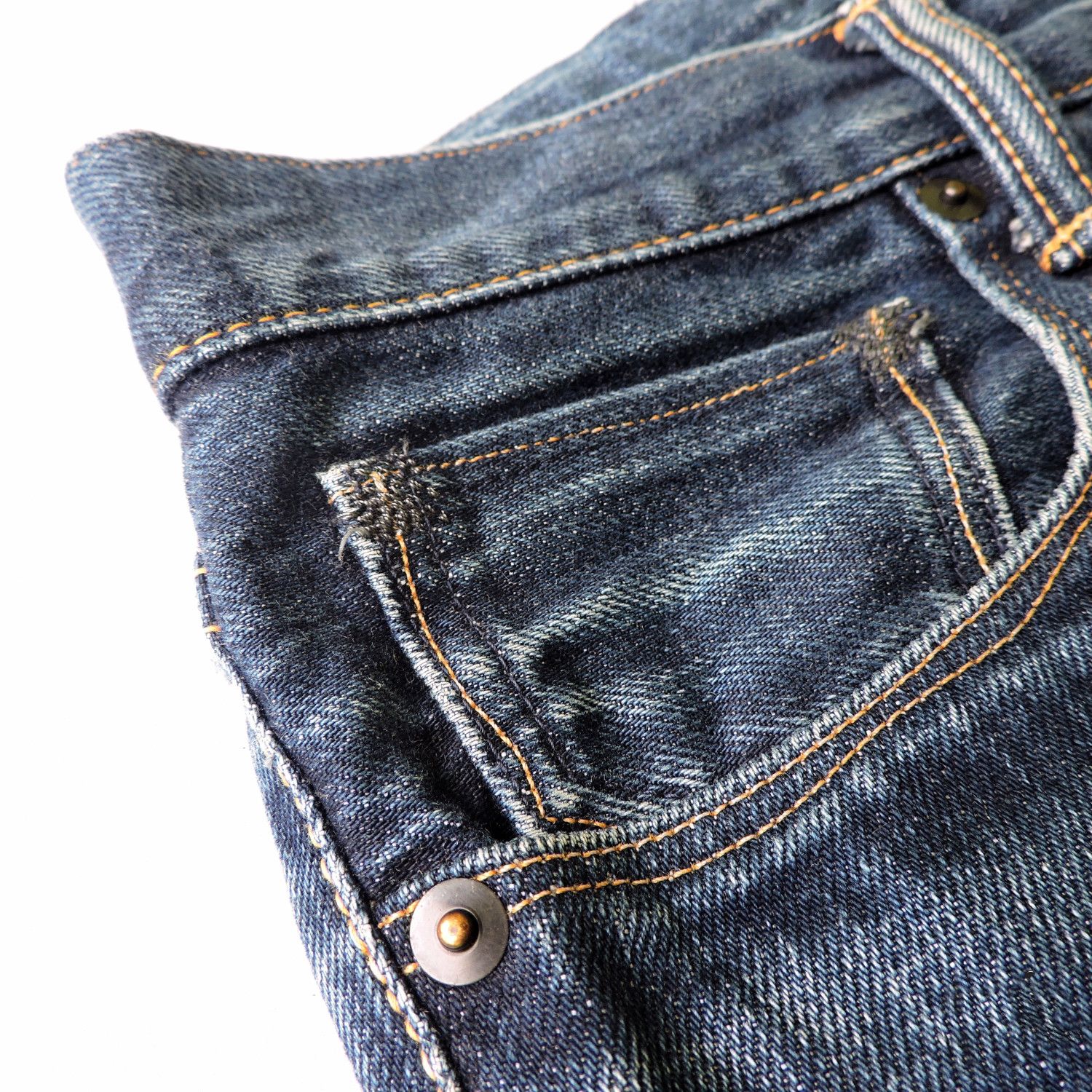 KURO KURO GRAPHITE SELVEDGE DENIM LONG PANTS Size US 34 / EU 50 - 12 Thumbnail