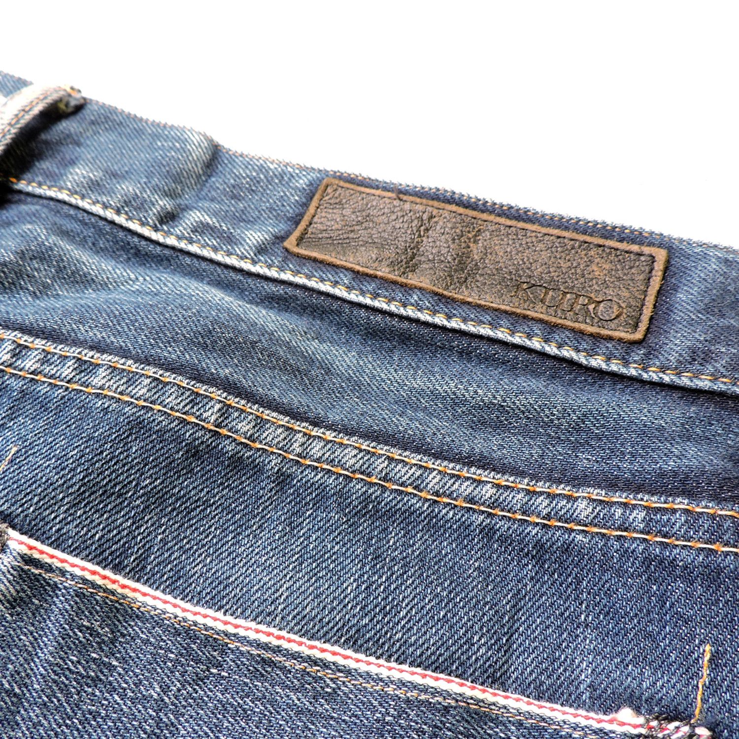 KURO KURO GRAPHITE SELVEDGE DENIM LONG PANTS Size US 34 / EU 50 - 15 Thumbnail