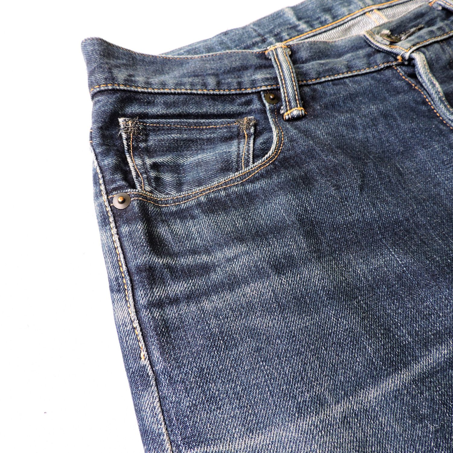 KURO KURO GRAPHITE SELVEDGE DENIM LONG PANTS Size US 34 / EU 50 - 11 Thumbnail