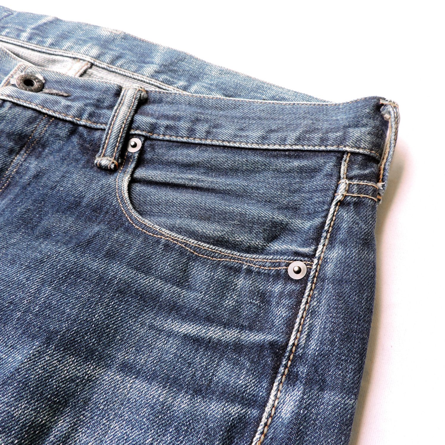 KURO KURO GRAPHITE SELVEDGE DENIM LONG PANTS Size US 34 / EU 50 - 10 Thumbnail