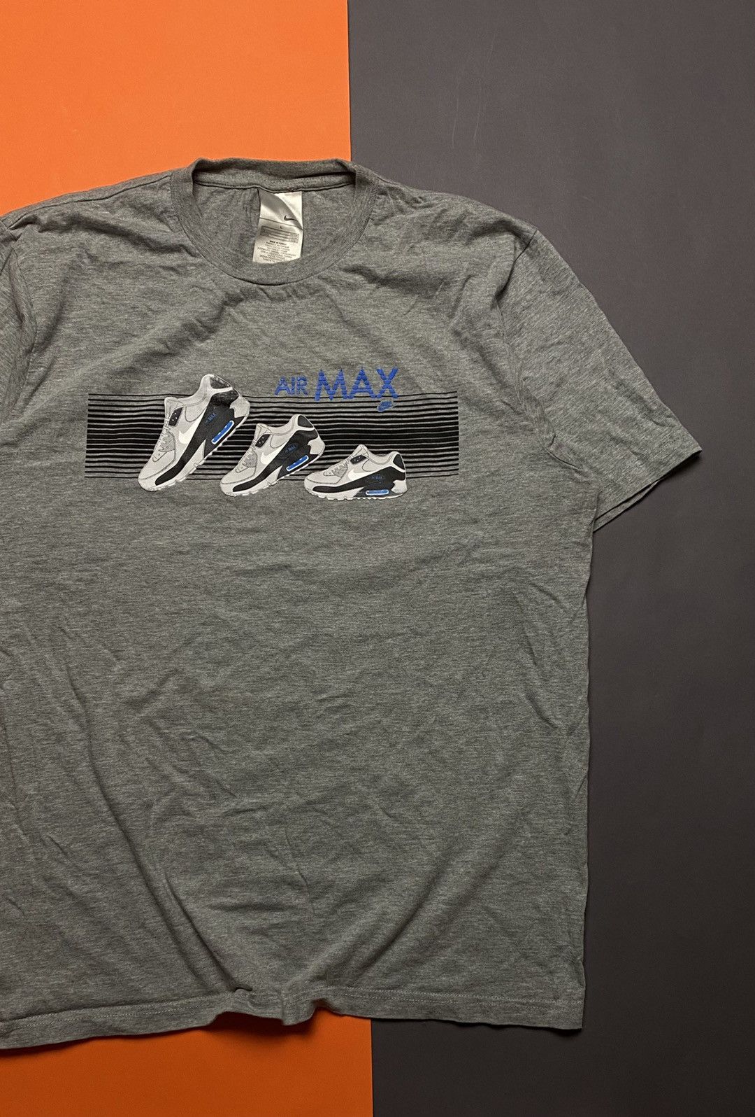 Vintage Vintage Nike air max 90 tee t-shirt Size US L / EU 52-54 / 3 - 2 Thumbnail