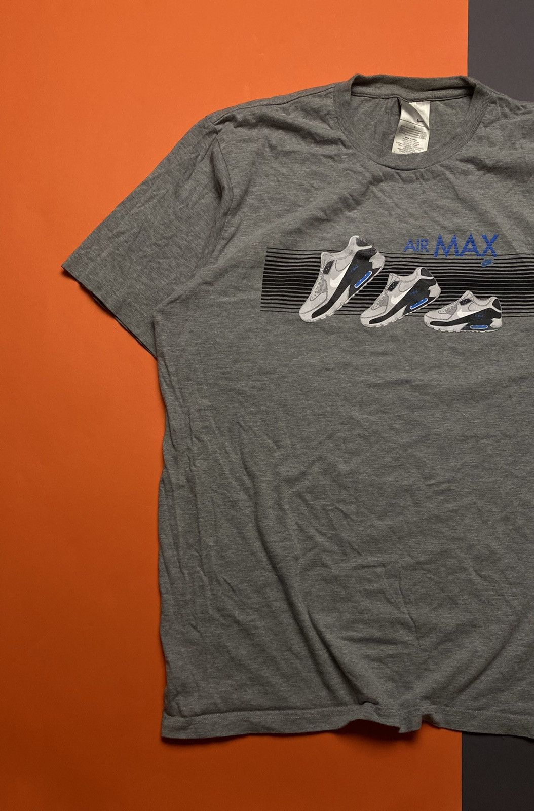 Vintage Vintage Nike air max 90 tee t-shirt Size US L / EU 52-54 / 3 - 3 Thumbnail