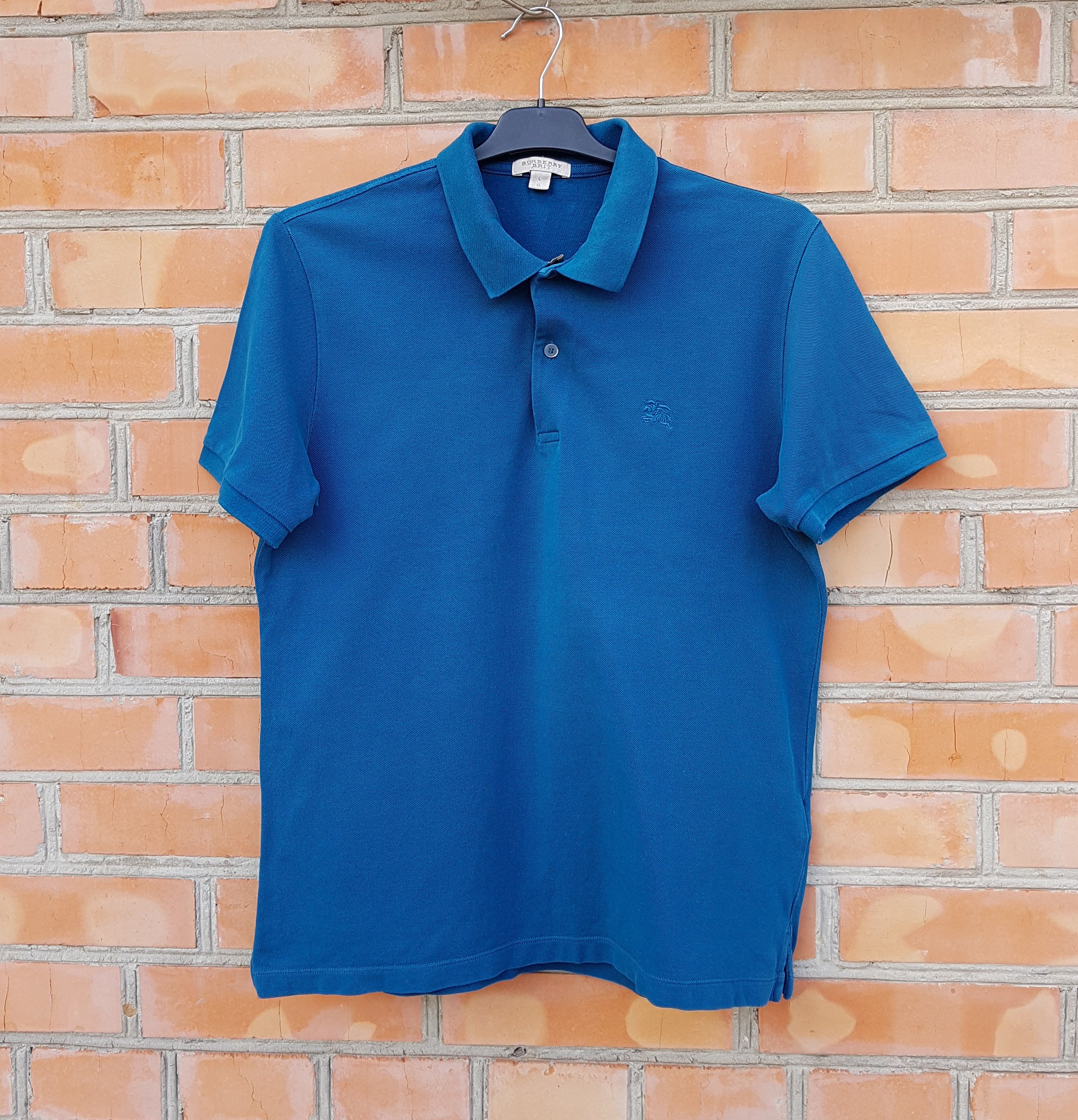 Burberry Brit Polo Logo Tee T Shirt size L
