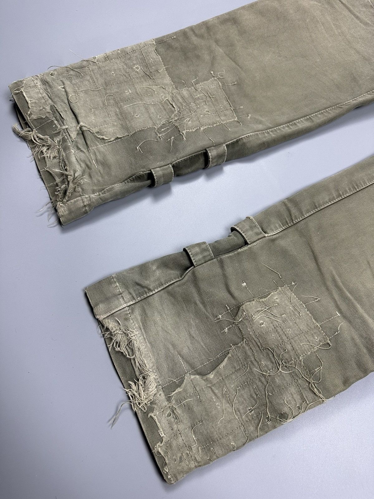 If Six Was Nine × Le Grande Bleu (L.G.B.) 🔥RARE SICK🔥DISTRESSED SASHIKO BORO PATCHWORK DESIGN Size US 32 / EU 48 - 20 Thumbnail