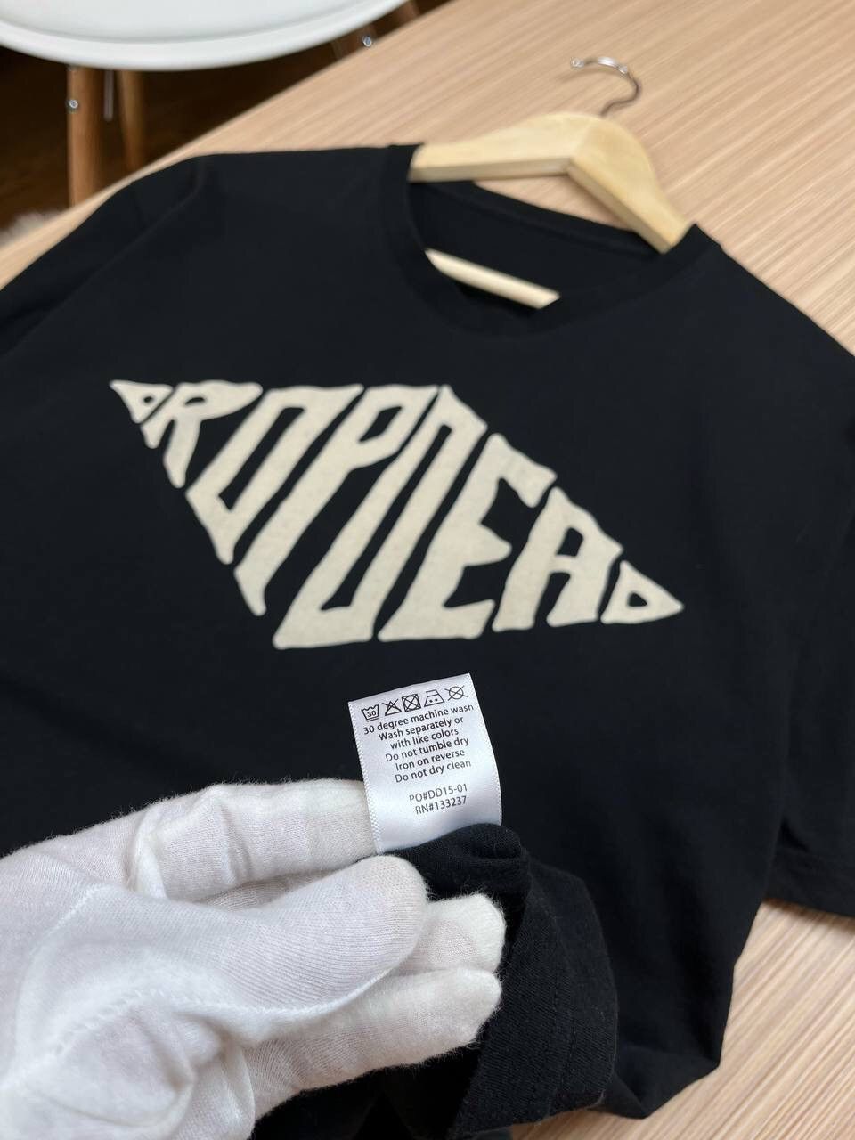 Drop Dead × Drop Dead Clothing Drop Dead Blue Cotton T-Shirt Size XL Size US XL / EU 56 / 4 - 4 Thumbnail