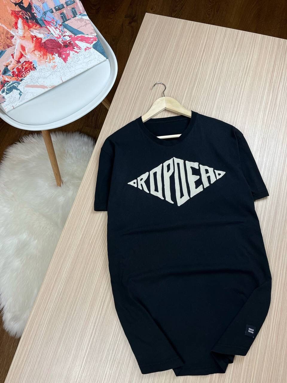 Drop Dead × Drop Dead Clothing Drop Dead Blue Cotton T-Shirt Size XL Size US XL / EU 56 / 4 - 1 Thumbnail