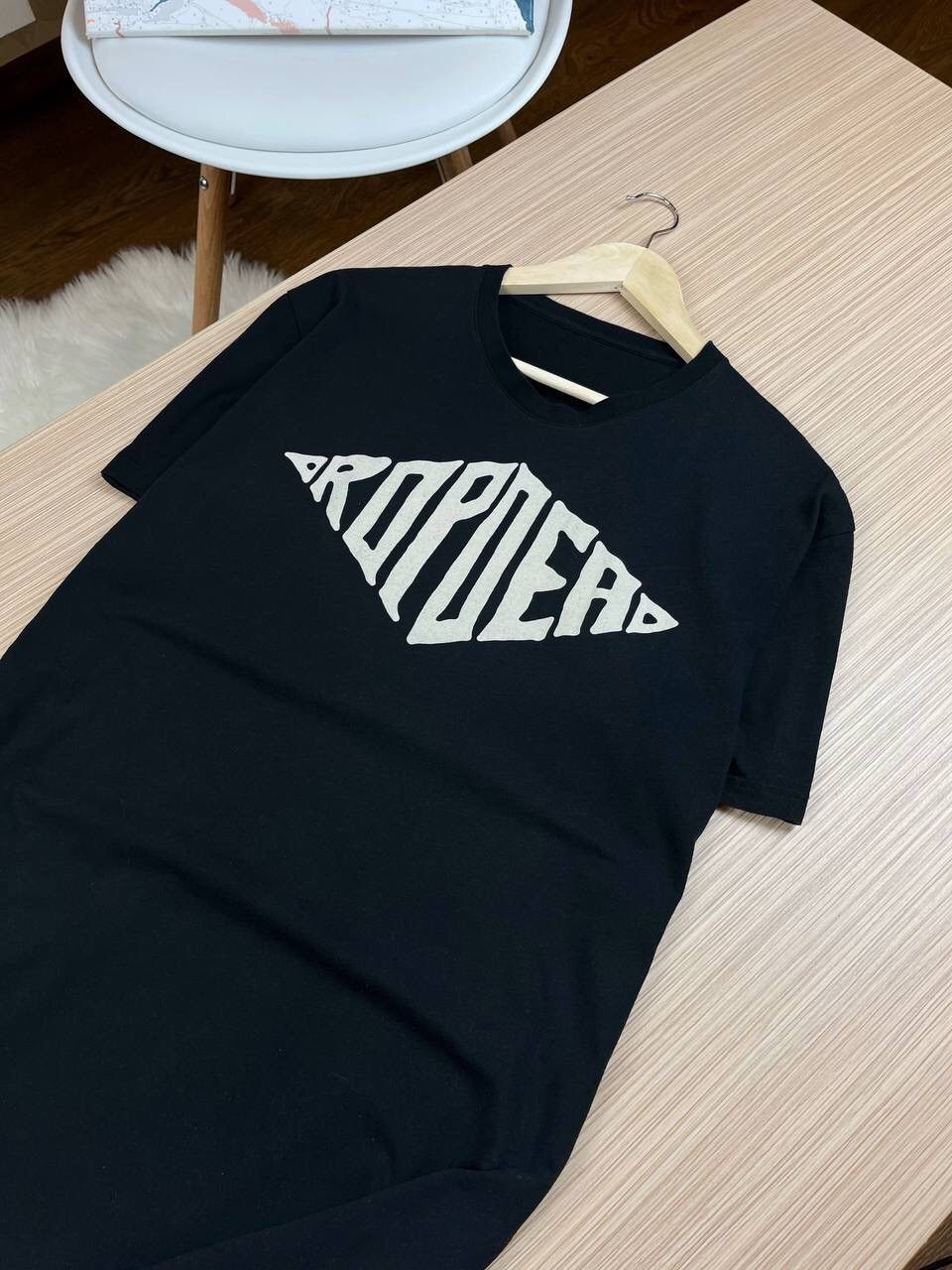 Drop Dead × Drop Dead Clothing Drop Dead Blue Cotton T-Shirt Size XL Size US XL / EU 56 / 4 - 6 Thumbnail