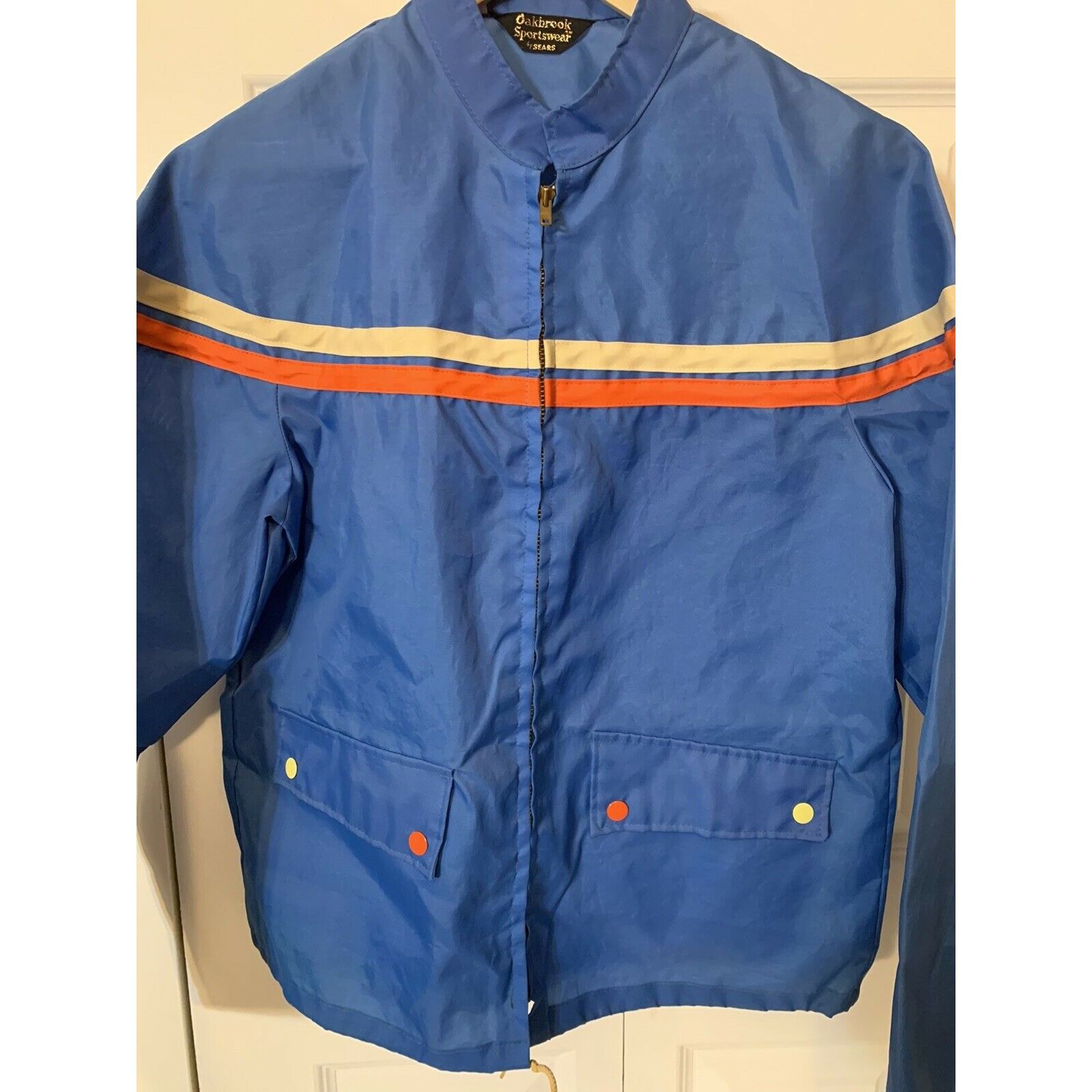 Sears Sears Oakbrook Sportswear Windbreaker Jacket Sz M RARE VINTA