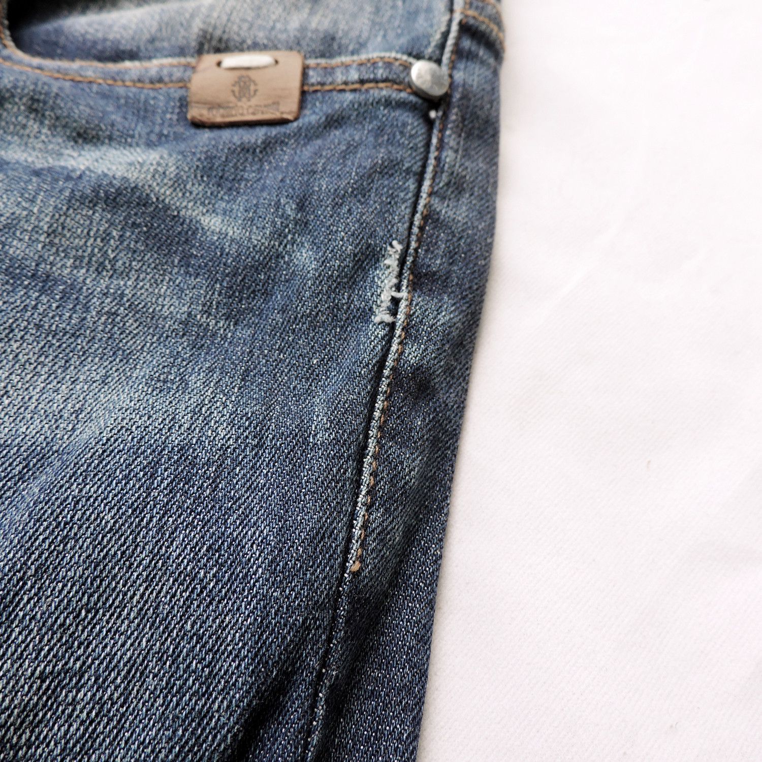 Roberto Cavalli ROBERTO CAVALLI DENIM LONG PANTS Size US 31 - 14 Thumbnail