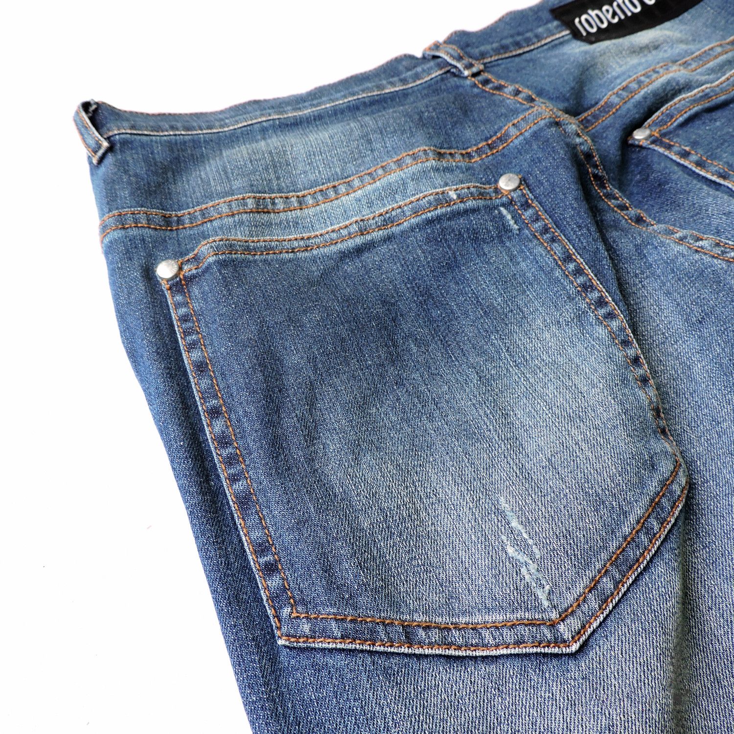 Roberto Cavalli ROBERTO CAVALLI DENIM LONG PANTS Size US 31 - 21 Thumbnail