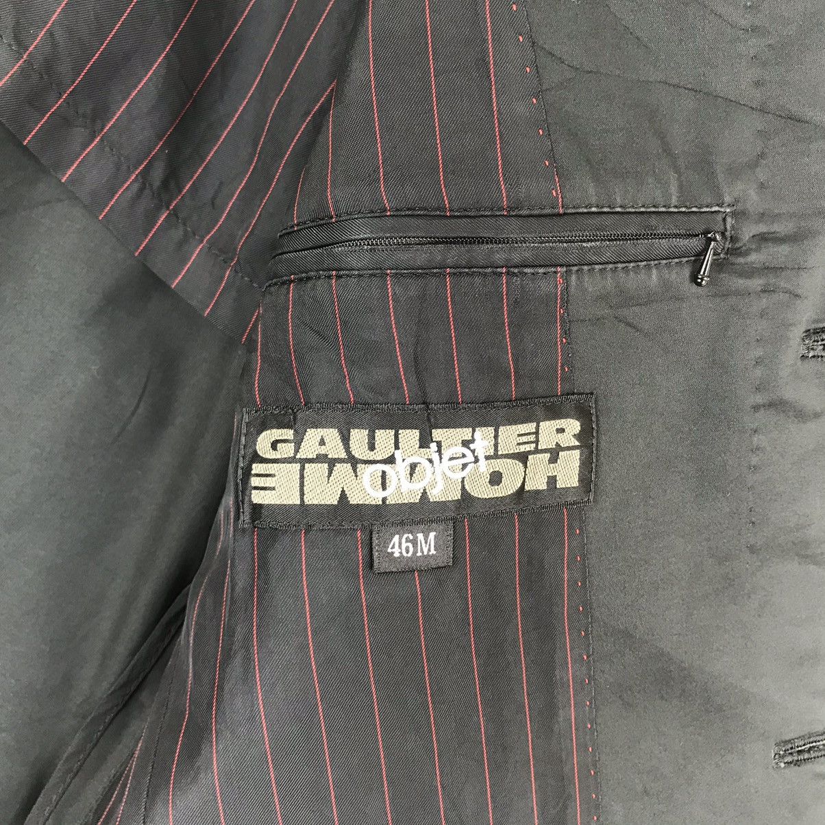 Gaultier Homme Objet Jean Paul Gaultier Homme Objet Blazer Jacket Former Style Size 46R - 11 Thumbnail