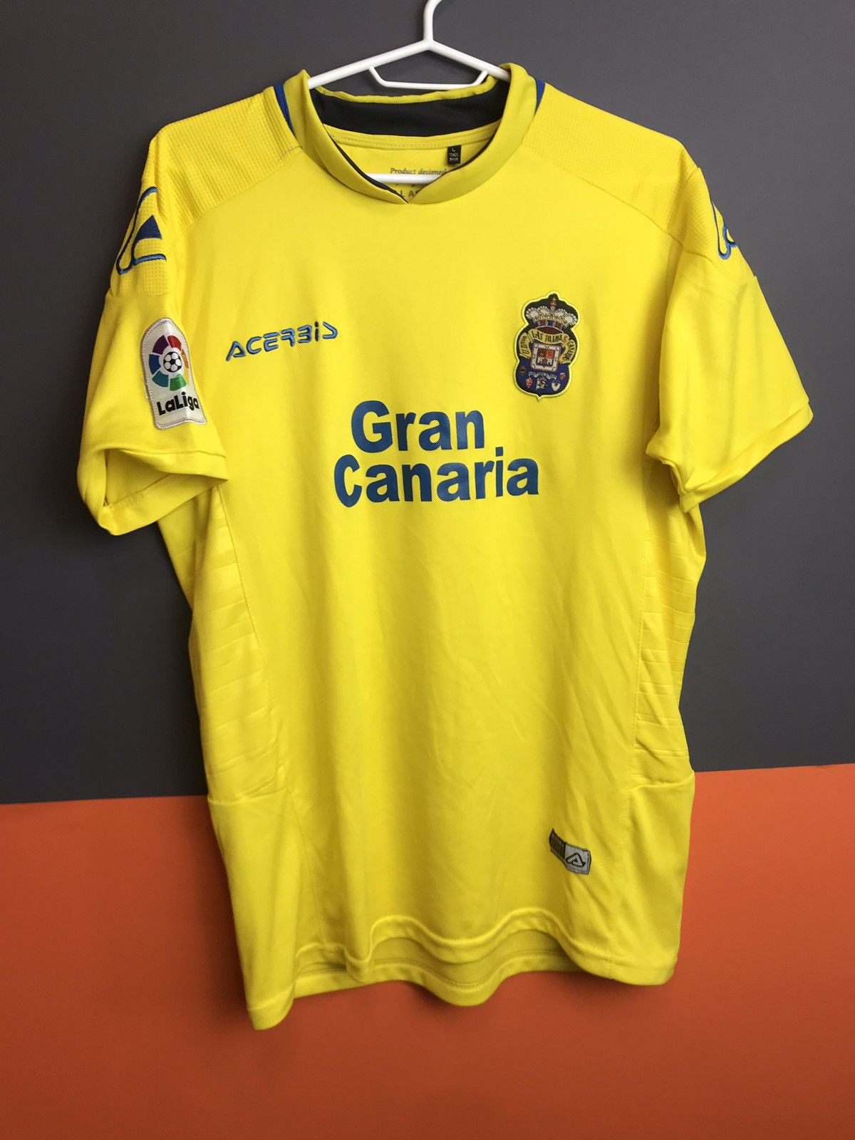 Other Las Palmas FC Home Jersey La Liga Football t-shorts Size US L / EU 52-54 / 3 - 1 Thumbnail