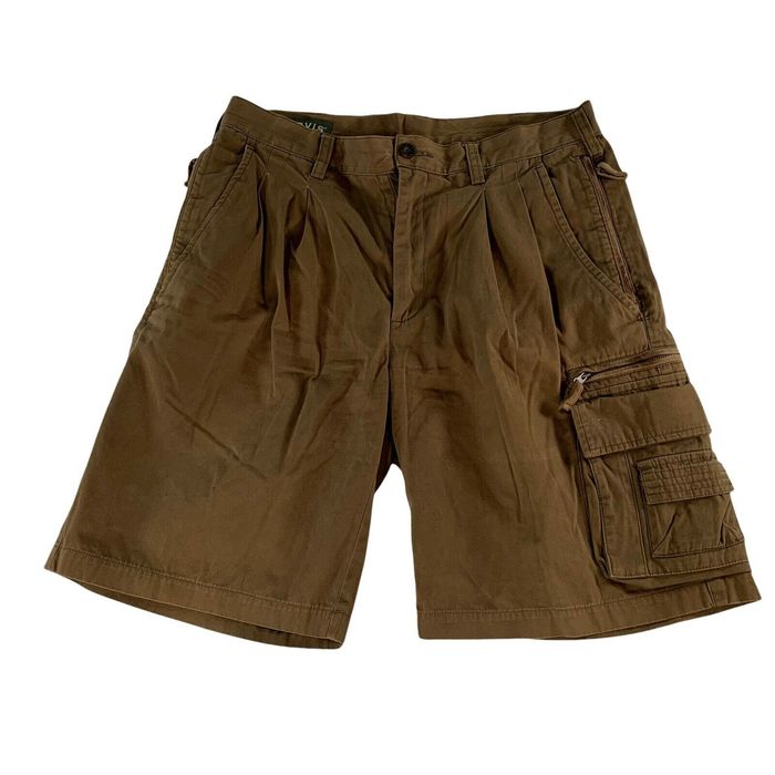 Orvis Orvis Men's 100 Cotton Flat Front Cargo Shorts Khaki/Tan • Size