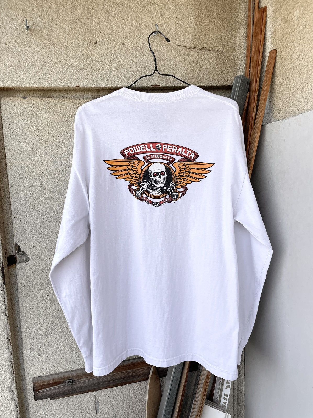 Hook-Ups Vintage Powell Peralta Skateboards Bones LS T-Shirt Y2K 90s Size US XL / EU 56 / 4 - 2 Thumbnail