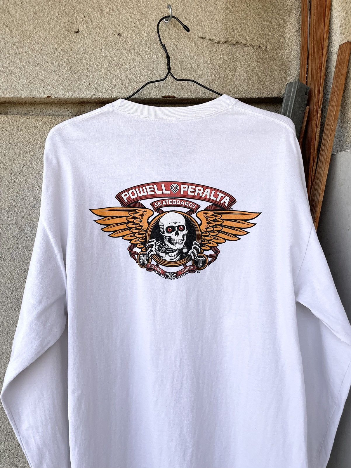 Hook-Ups Vintage Powell Peralta Skateboards Bones LS T-Shirt Y2K 90s Size US XL / EU 56 / 4 - 1 Thumbnail