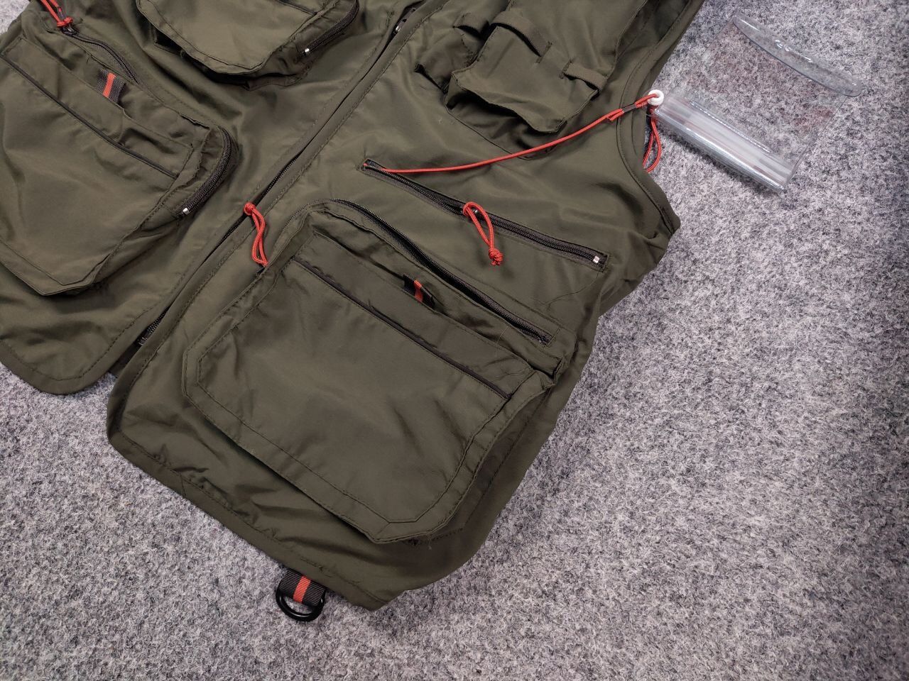 Japanese Brand × Vintage Vintage 90's Military Japan Multi Pocket Zip Light Vest Size US S / EU 44-46 / 1 - 5 Thumbnail
