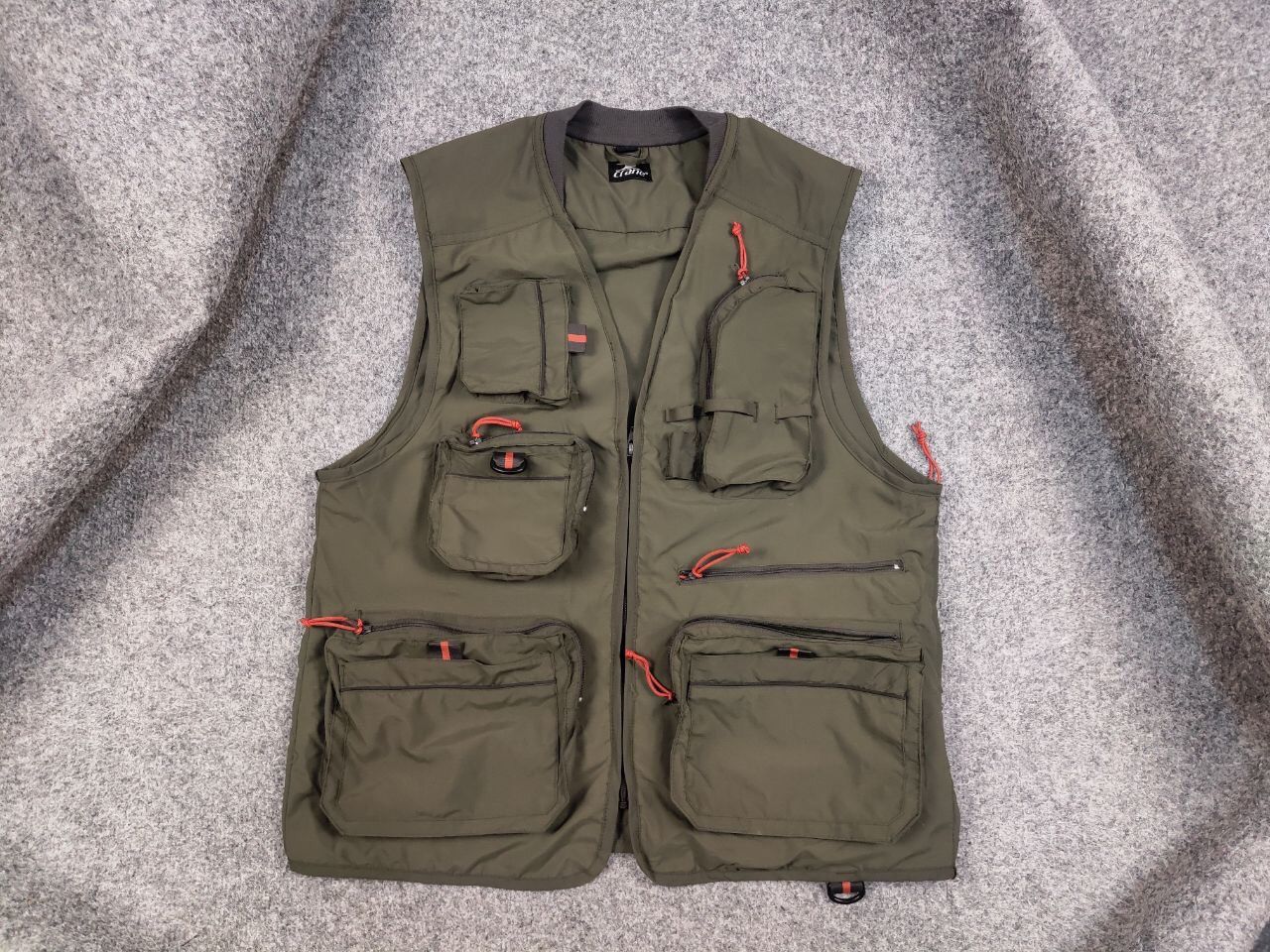 Japanese Brand × Vintage Vintage 90's Military Japan Multi Pocket Zip Light Vest Size US S / EU 44-46 / 1 - 11 Thumbnail