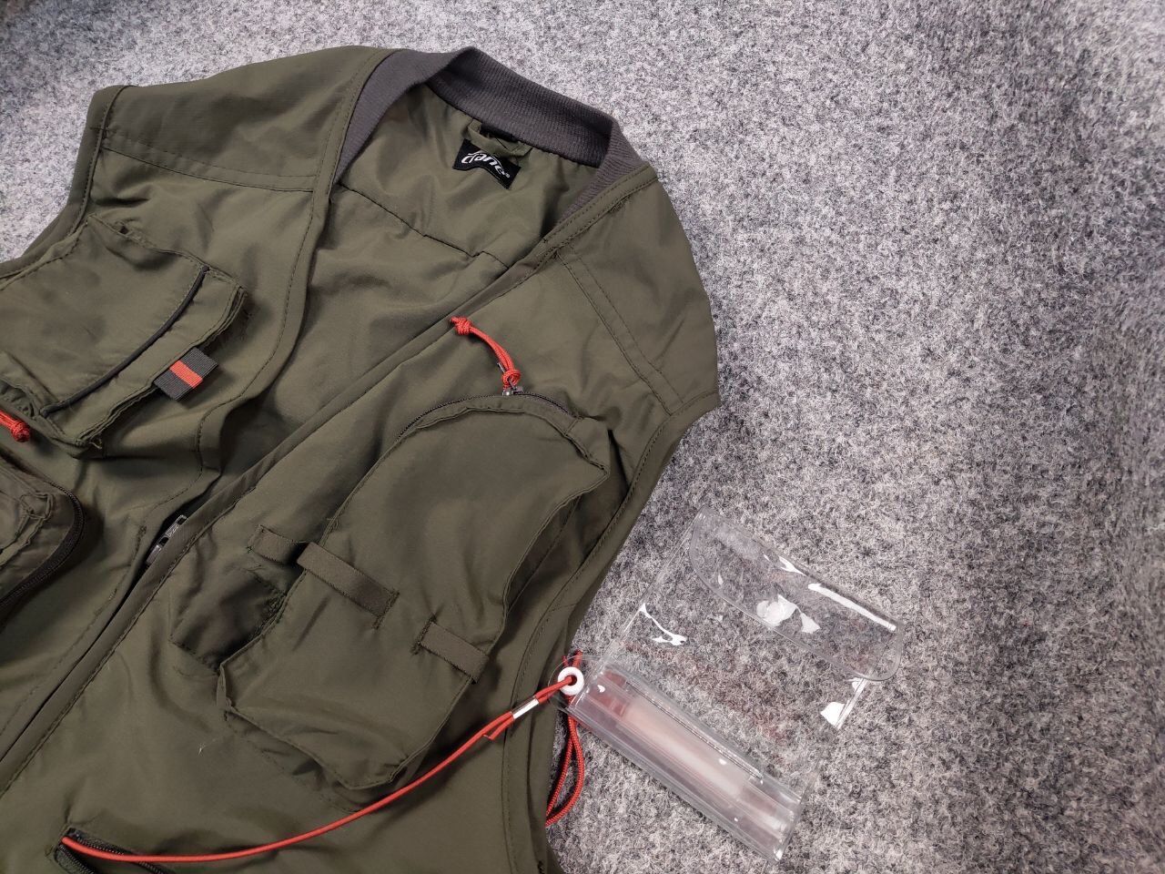 Japanese Brand × Vintage Vintage 90's Military Japan Multi Pocket Zip Light Vest Size US S / EU 44-46 / 1 - 4 Thumbnail